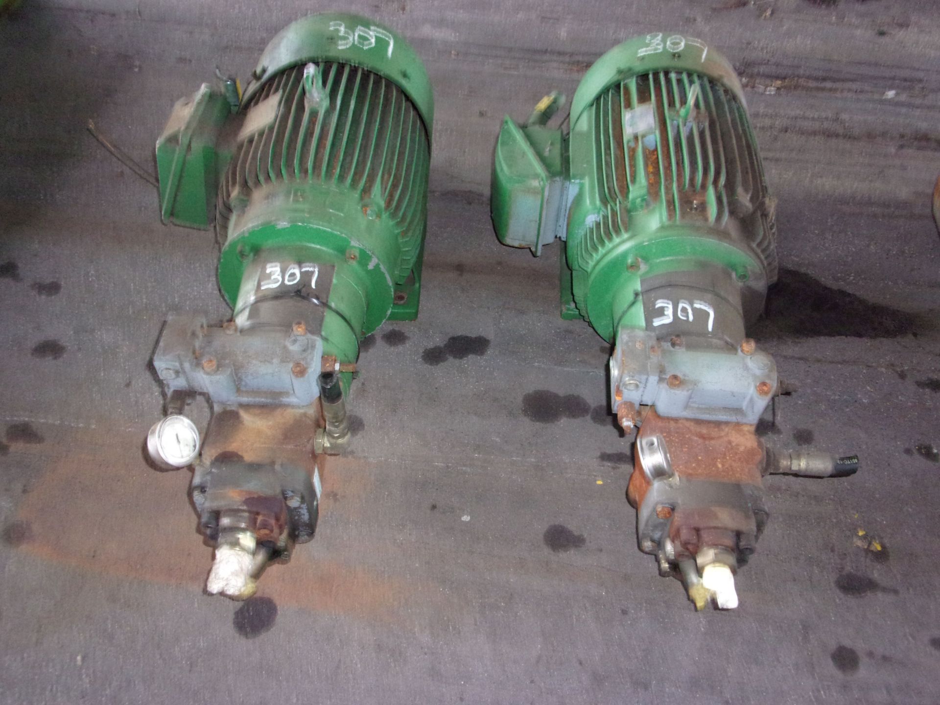 (2) 50 HP HYDRAULIC PUMPS