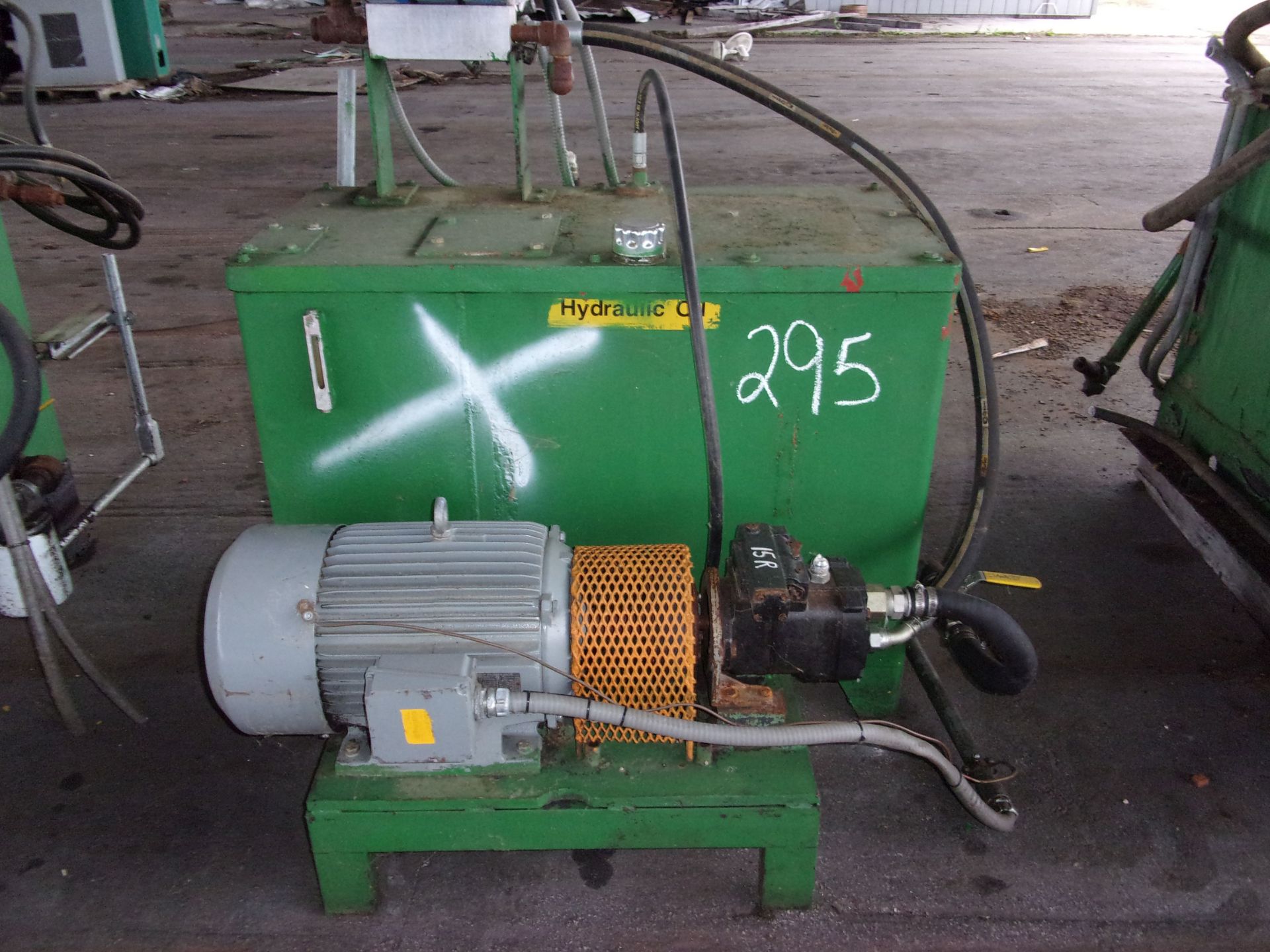 HYDRAULIC POWER PACK W/ 20 HP MOTOR - Image 2 of 2
