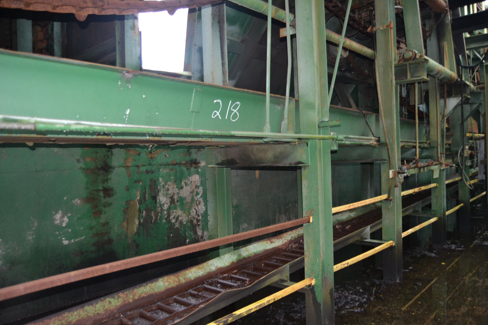 65' ALL STEEL WASTE CONVEYOR W/LADDER BACK CHAIN; W/DRIVE - Image 2 of 2