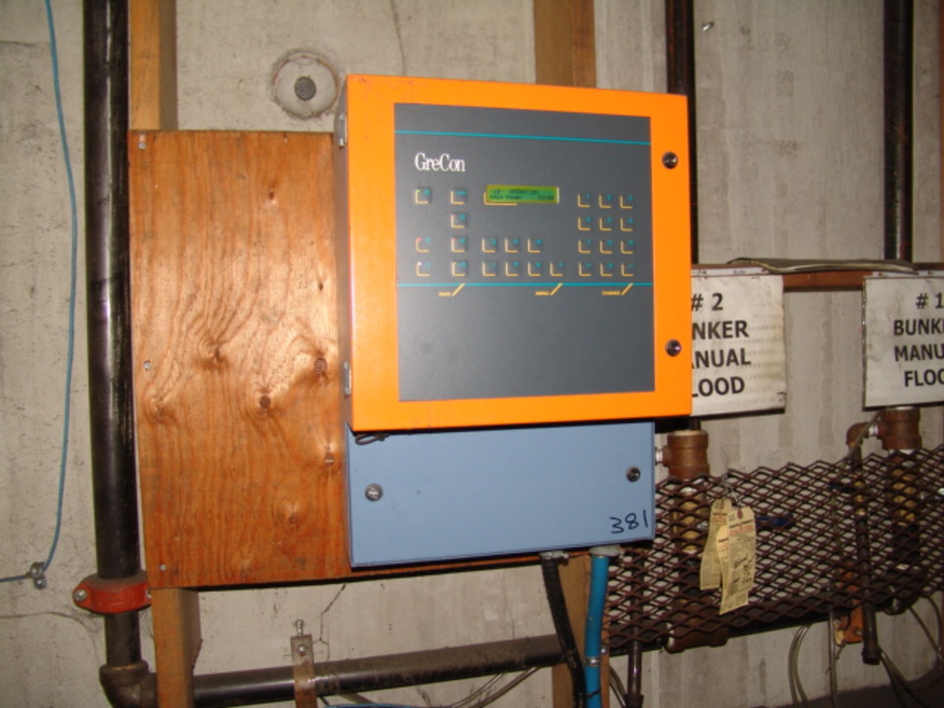 GRECON DUST COLLECTOR SPARK DETECTION DIGITAL CONTROL PANEL
