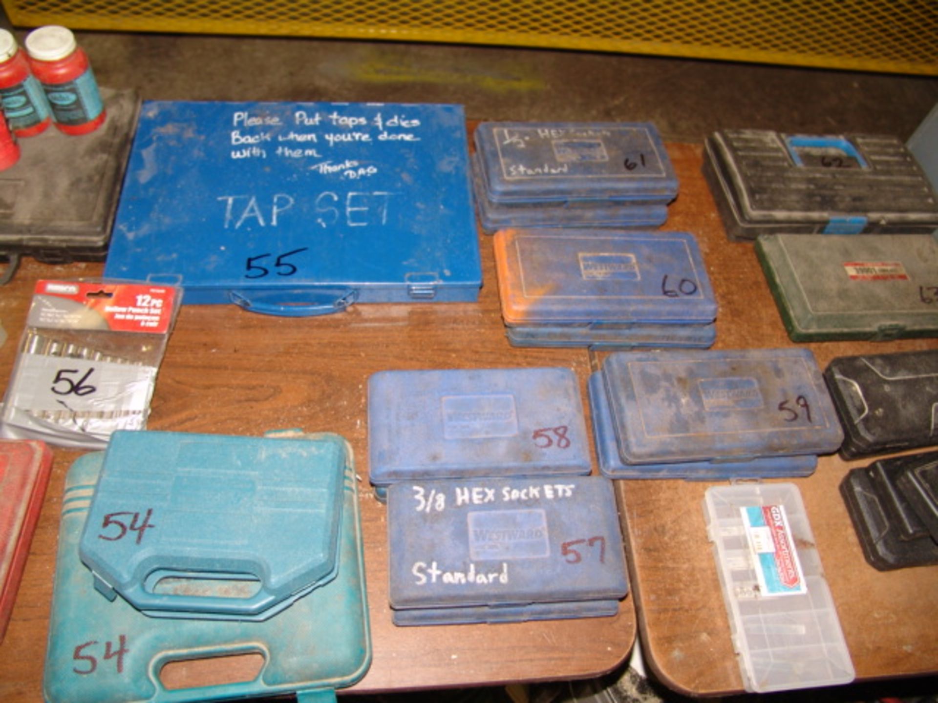 WESTWARD 110 PCE TAP & DIE SET - Image 3 of 3