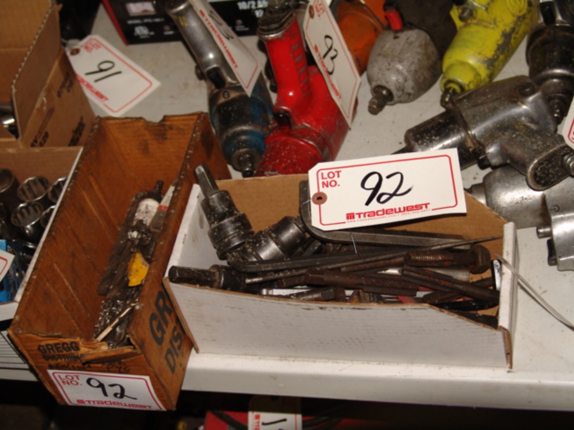 (2) BOXES OF ALLEN WRENCHES & DRILL BITS - Image 2 of 2