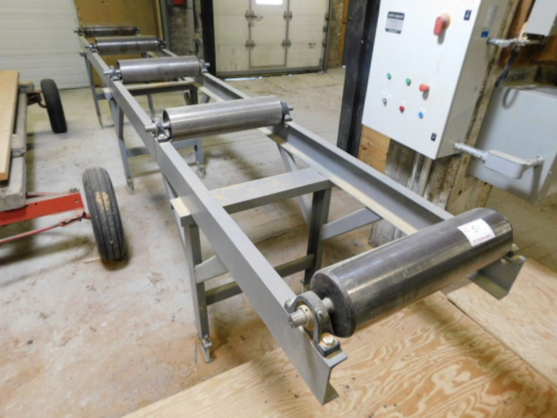 19' STEEL INFEED ROLLCASE