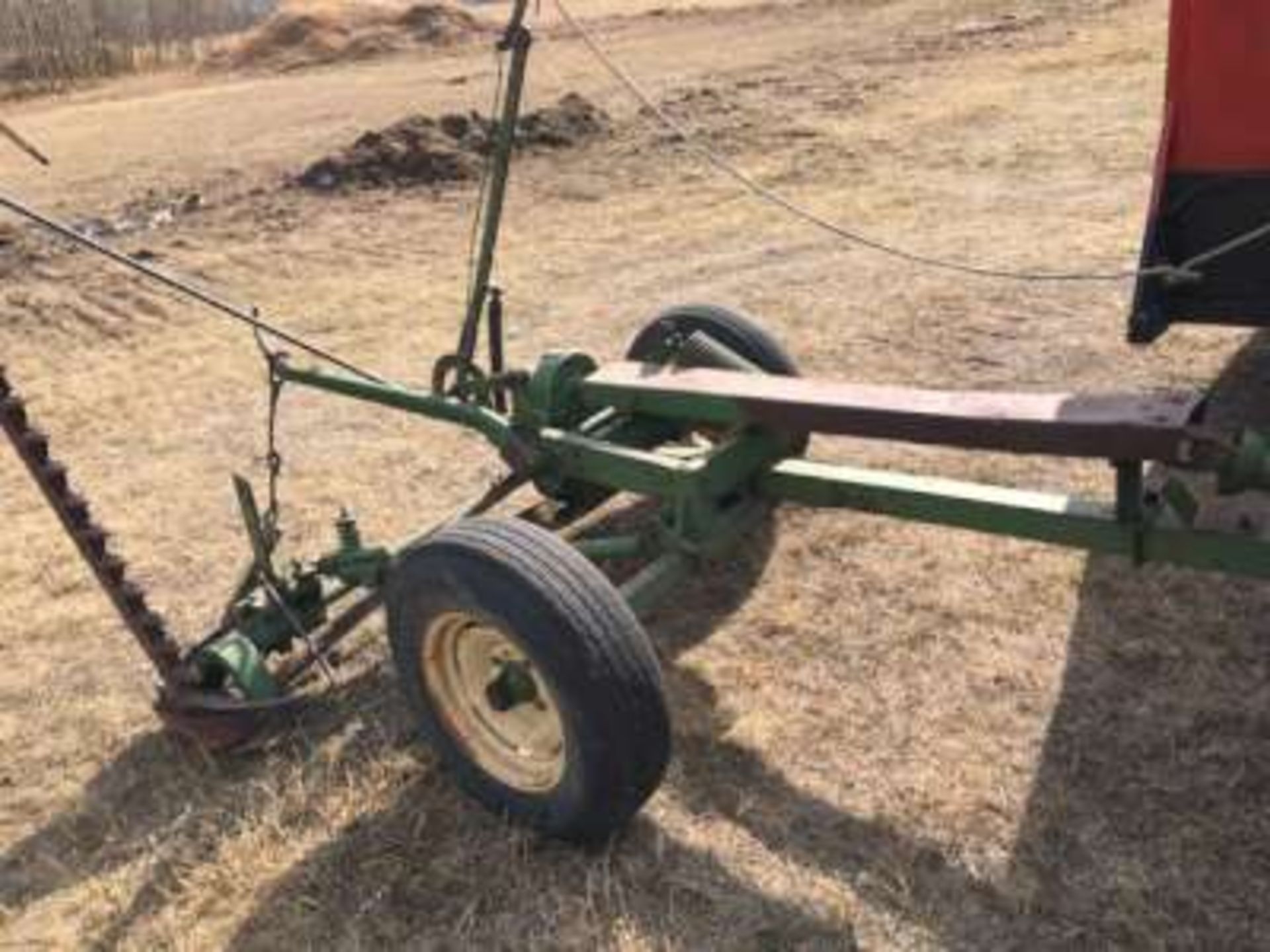 JD trailer mount mower