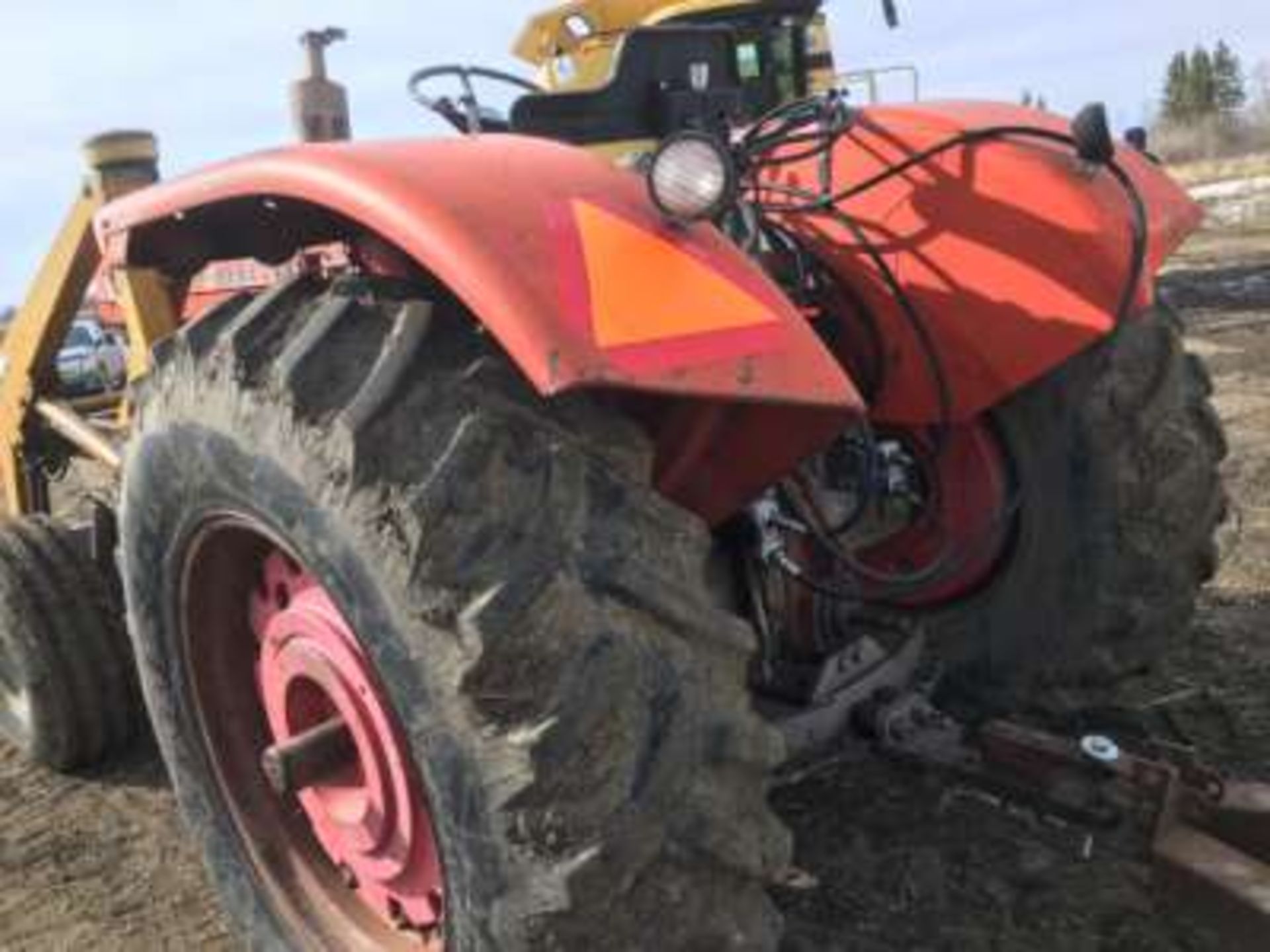 Massey 1100 diesel tractor w/FEL - Image 2 of 4