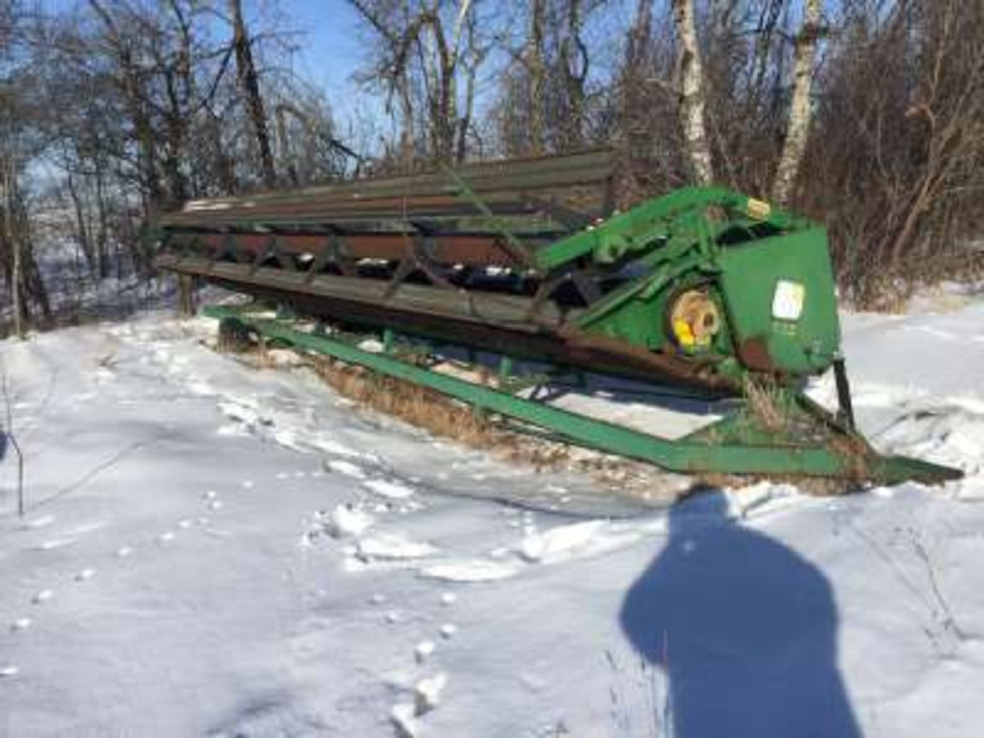 JD #930 30ft straight cut platform w/batts - Image 2 of 6