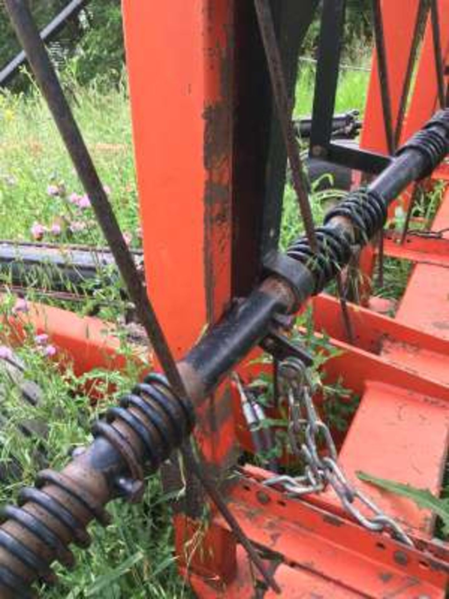 Riteway #6000 hyd, auto-fold tine harrow packer bar, 60ft - Image 4 of 5