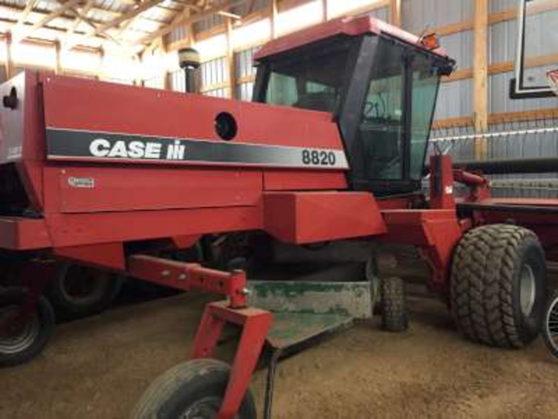 1997 Case IH #8820 S.P. swather, cab, 25ft table (shifting), PU reels, tires good, 1910 hrs (nice - Image 9 of 9