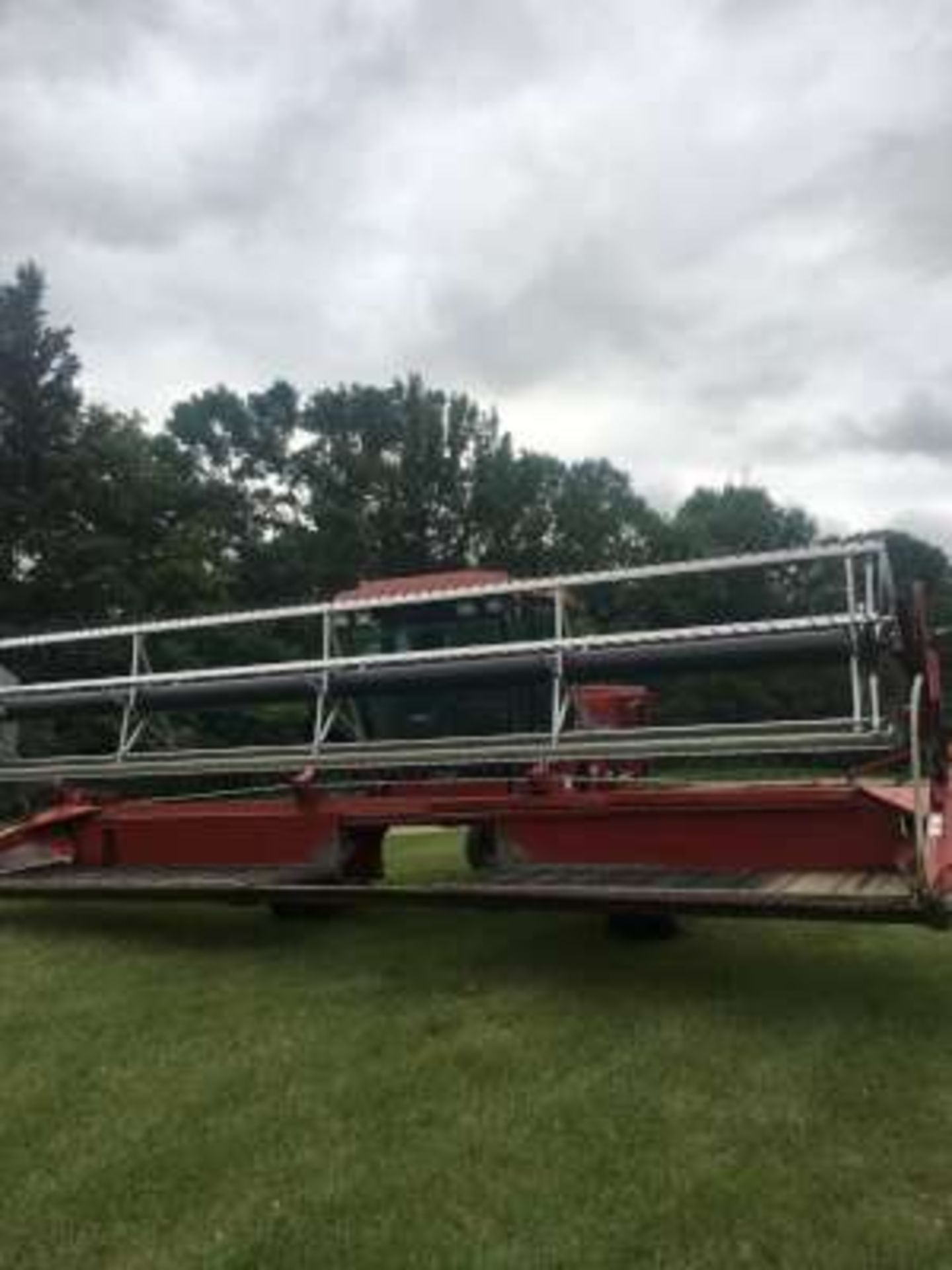 1997 Case IH #8820 S.P. swather, cab, 25ft table (shifting), PU reels, tires good, 1910 hrs (nice - Image 3 of 9