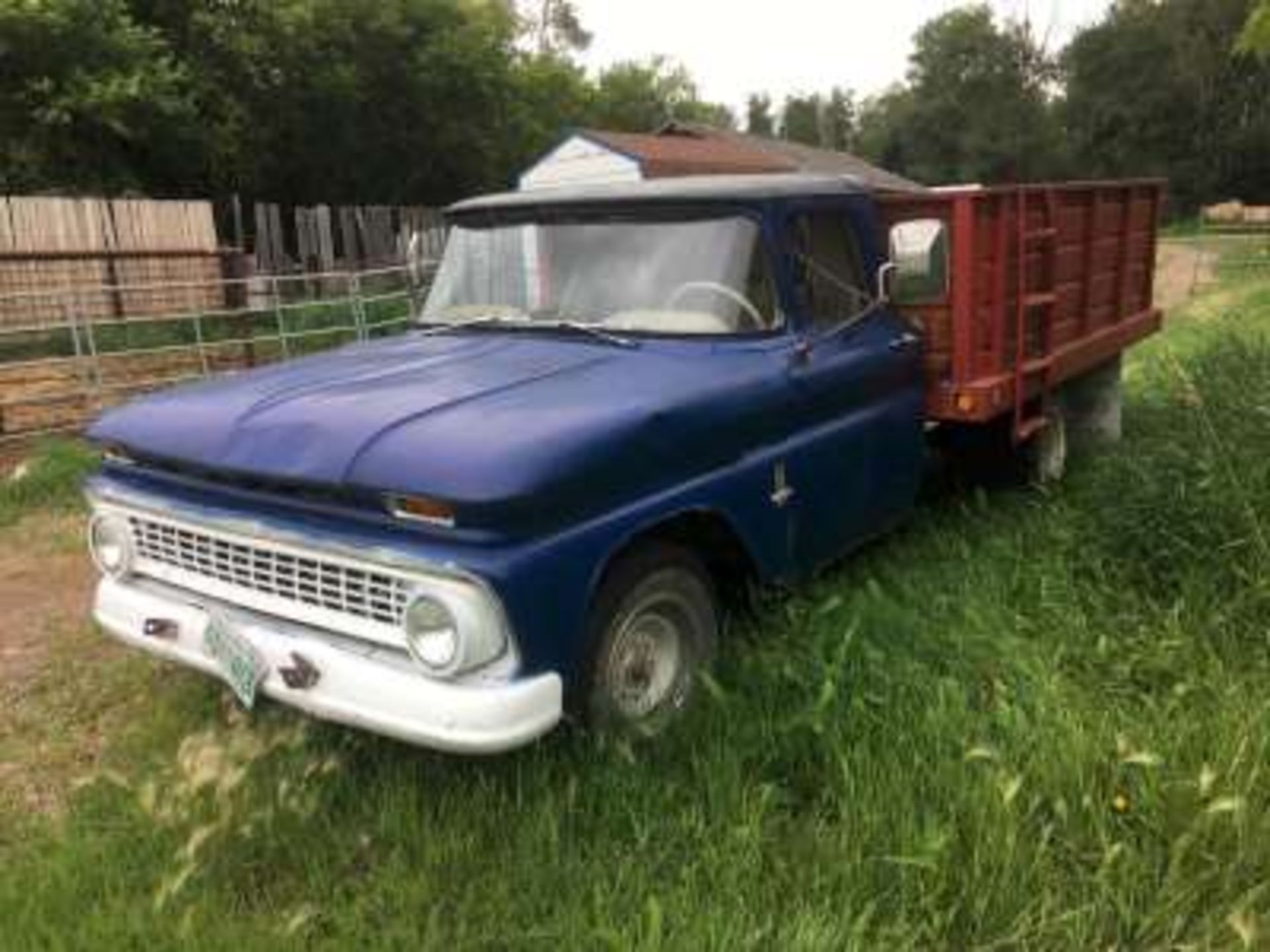 1965 Chev 1Ton, steel B&H, 6cyl. V6, 4spd, tires (good) (Running) - Image 3 of 3