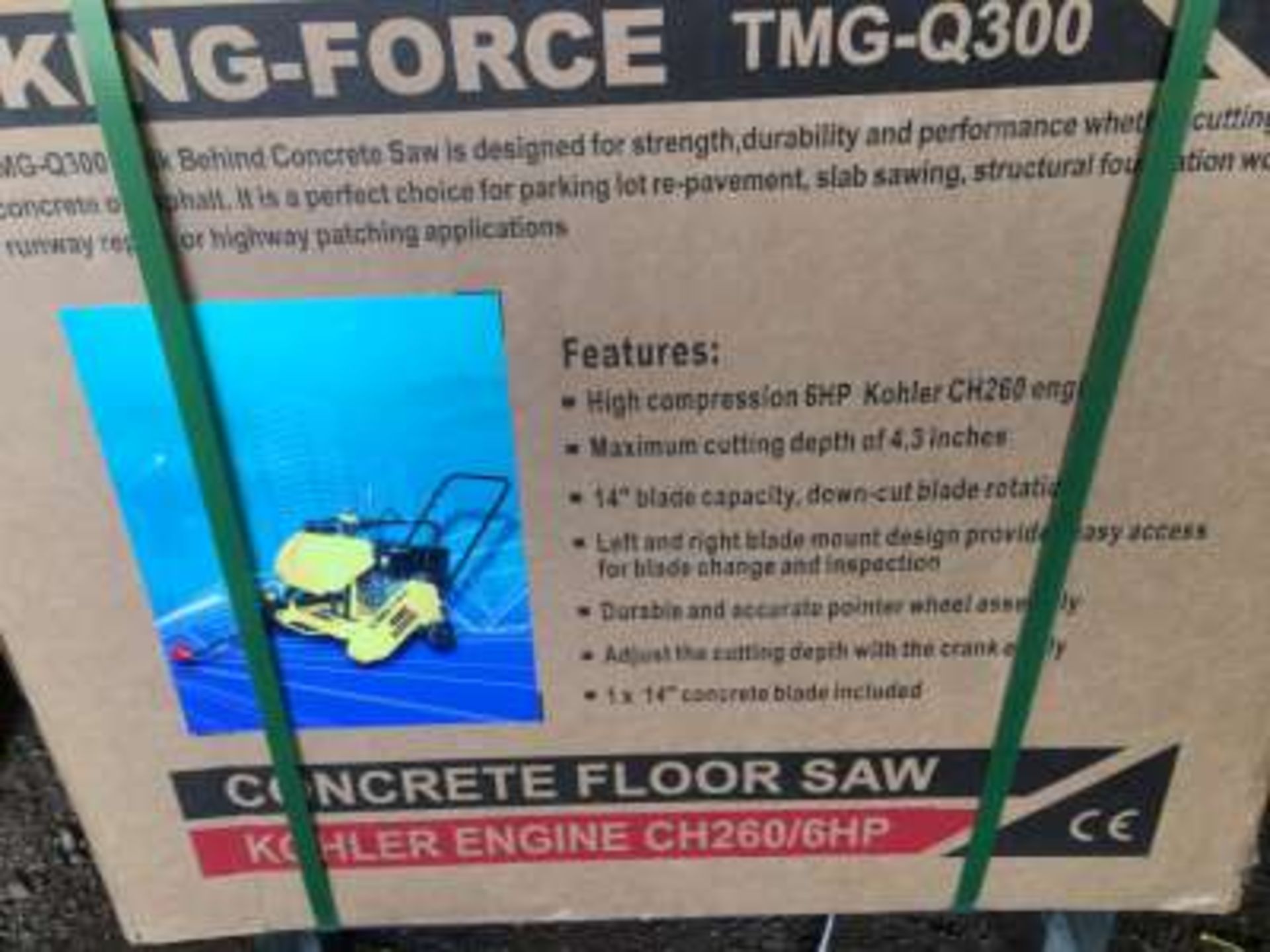 New Concrete floor saw