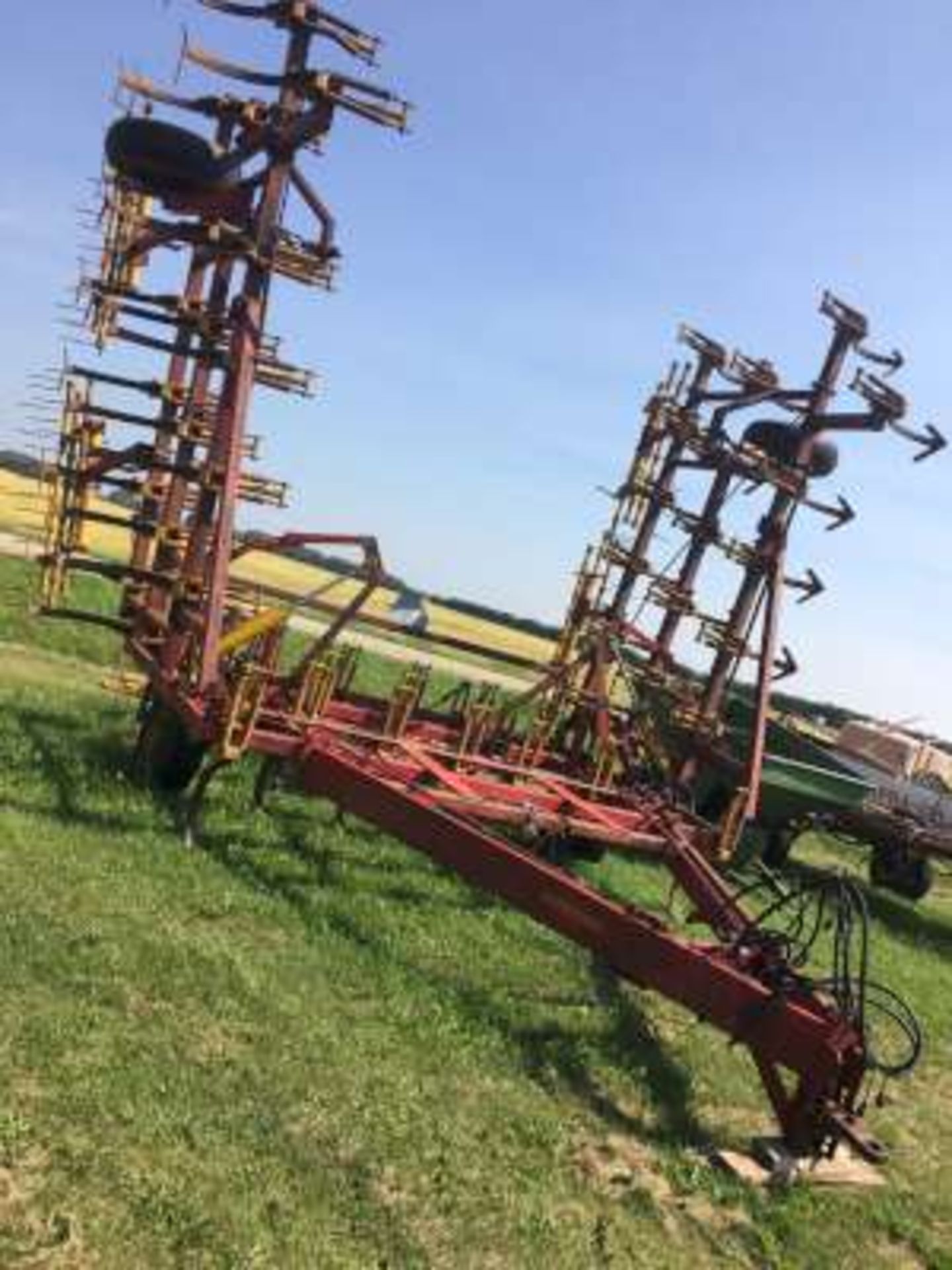 Bourgault 36ft vibrachisel w/Bourgault harrows