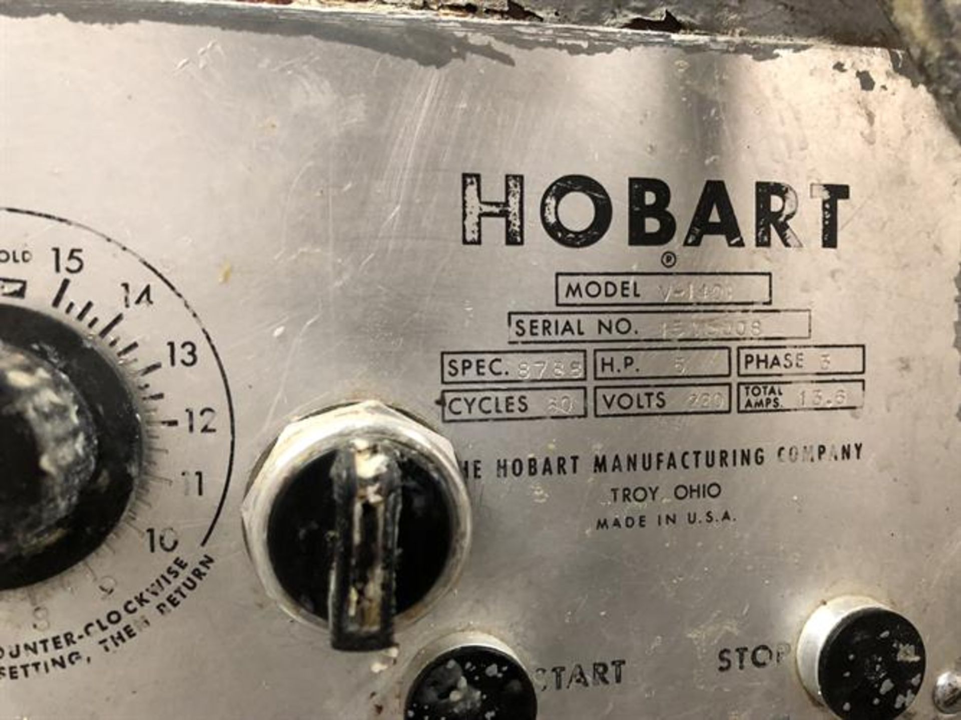 Hobart V-1401 140 Quart Mixer - Image 2 of 5