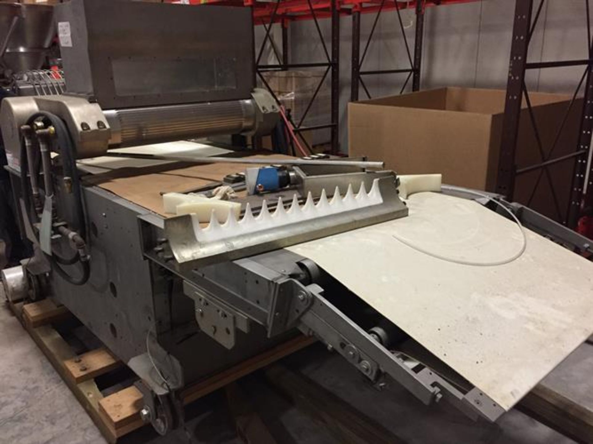 APV model 8-89 28" Wide Continuous Two Roll Rope Extruder - Image 9 of 11