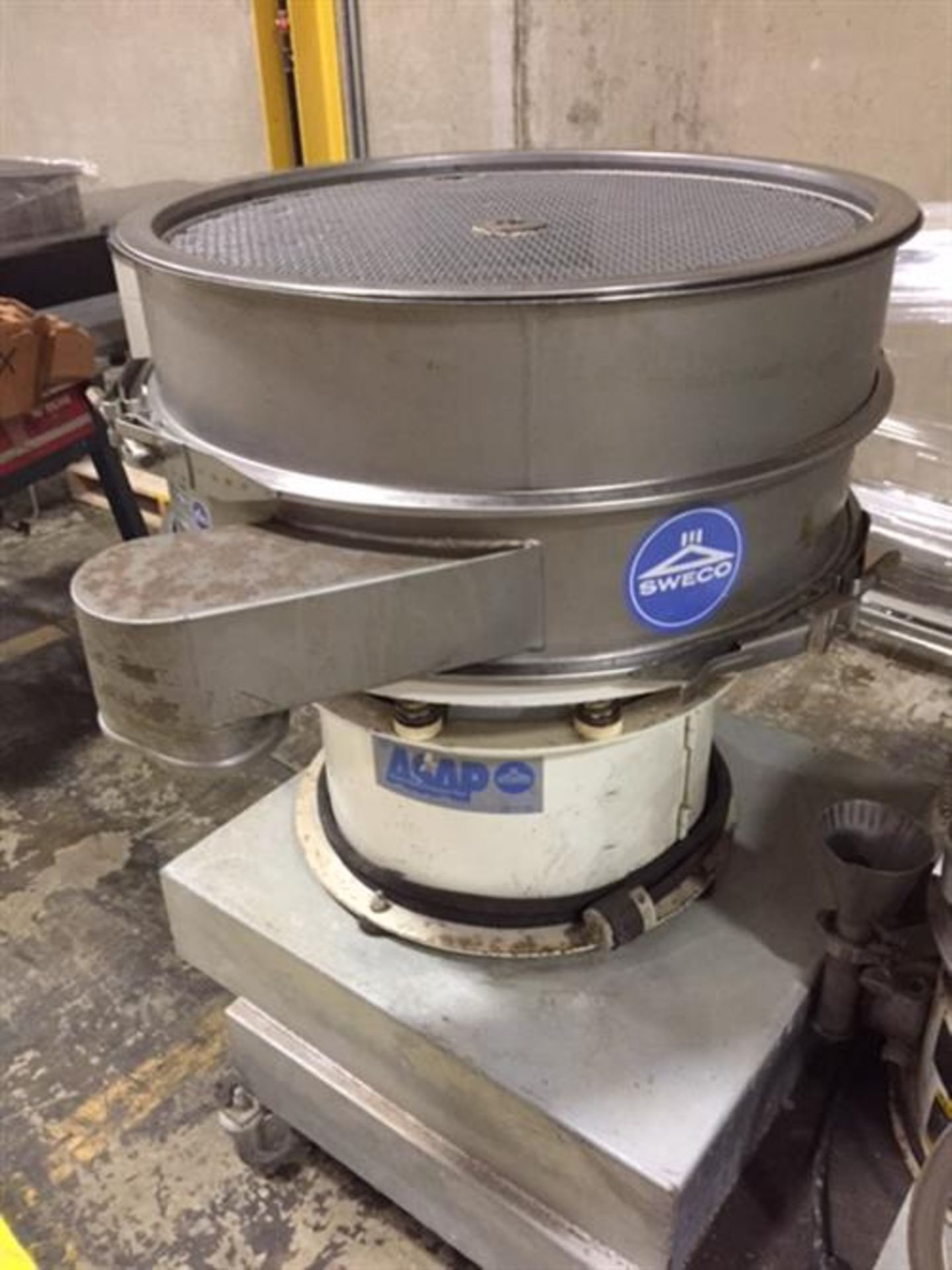 Sweco 30" Stainless Steel Single Deck Sifter