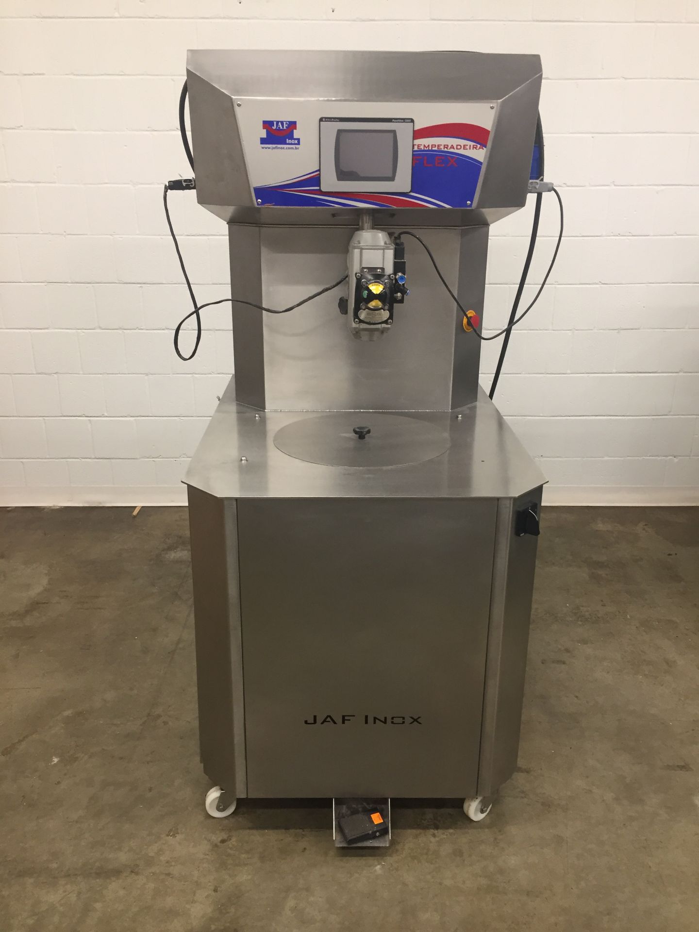 Jaf Inox 30 kg Batch Tempering Machine, 3 phase, 220 volts, new 2015