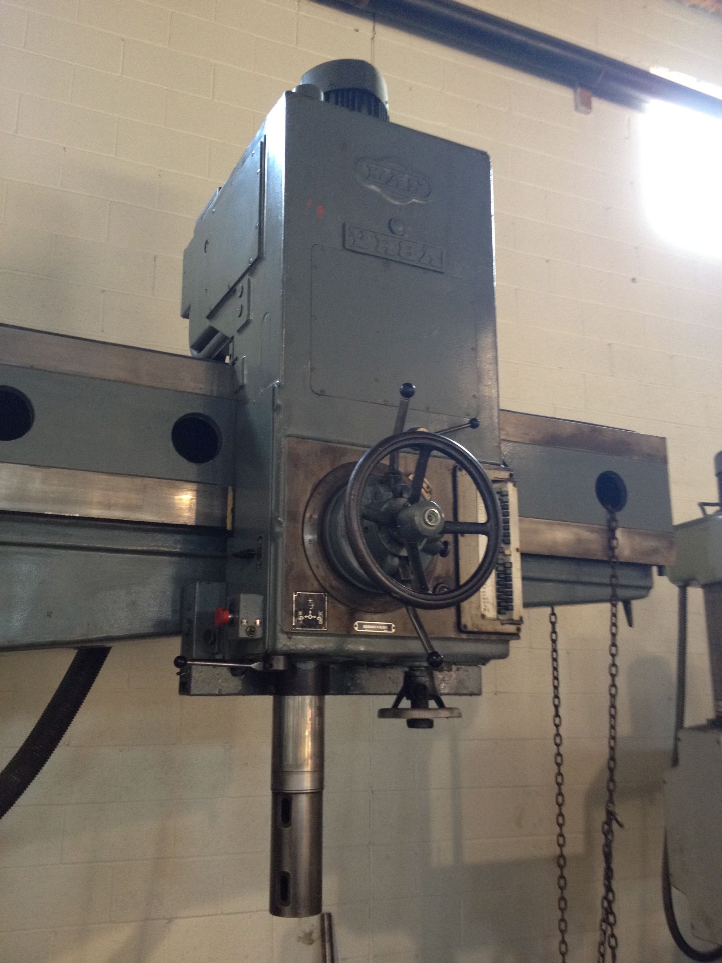 8' MAS VR8A RADIAL ARM DRILL - Image 6 of 7