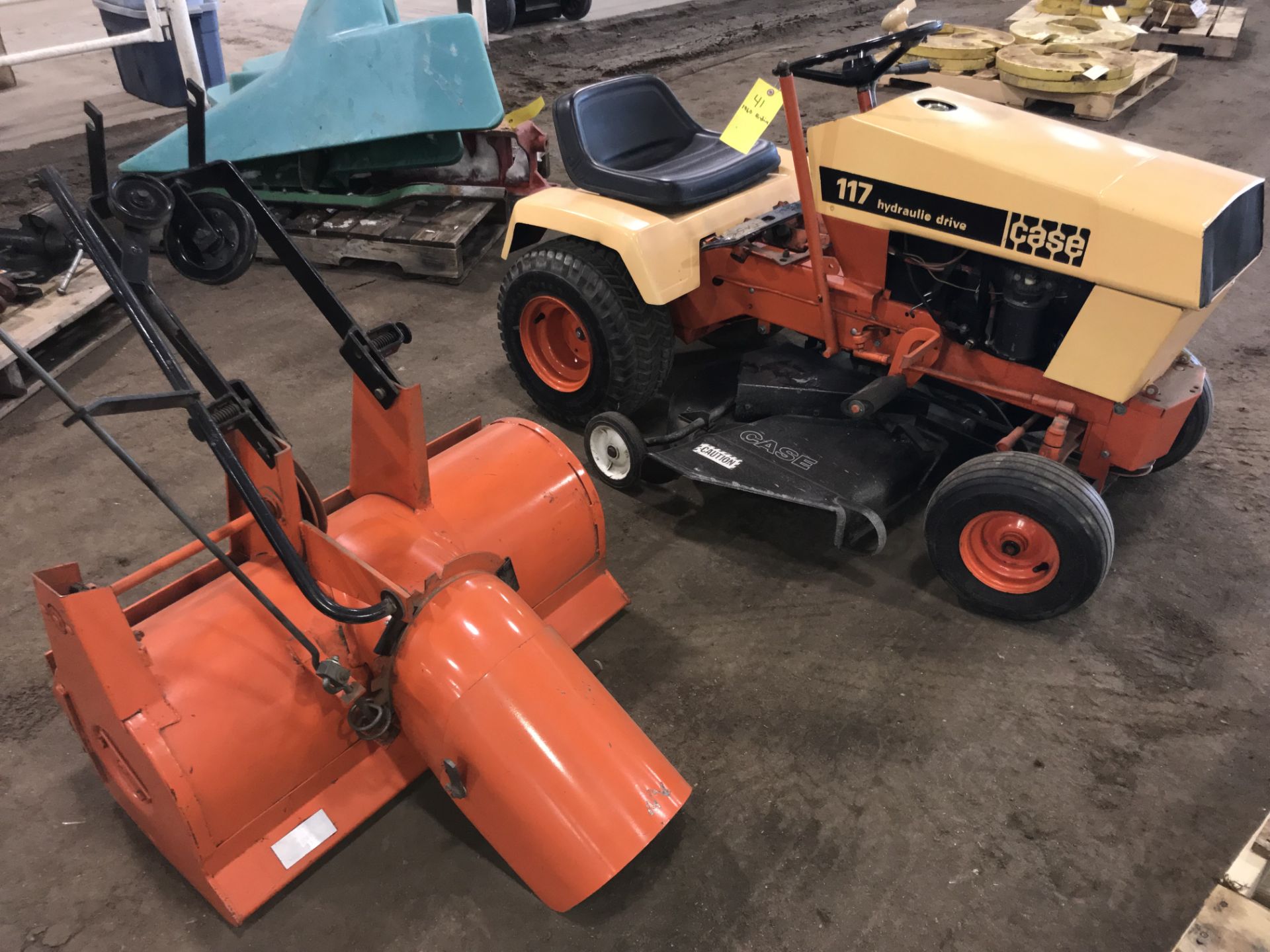 Case #117 Hydro Mower w/Front Mount Snow Blower - Image 2 of 2