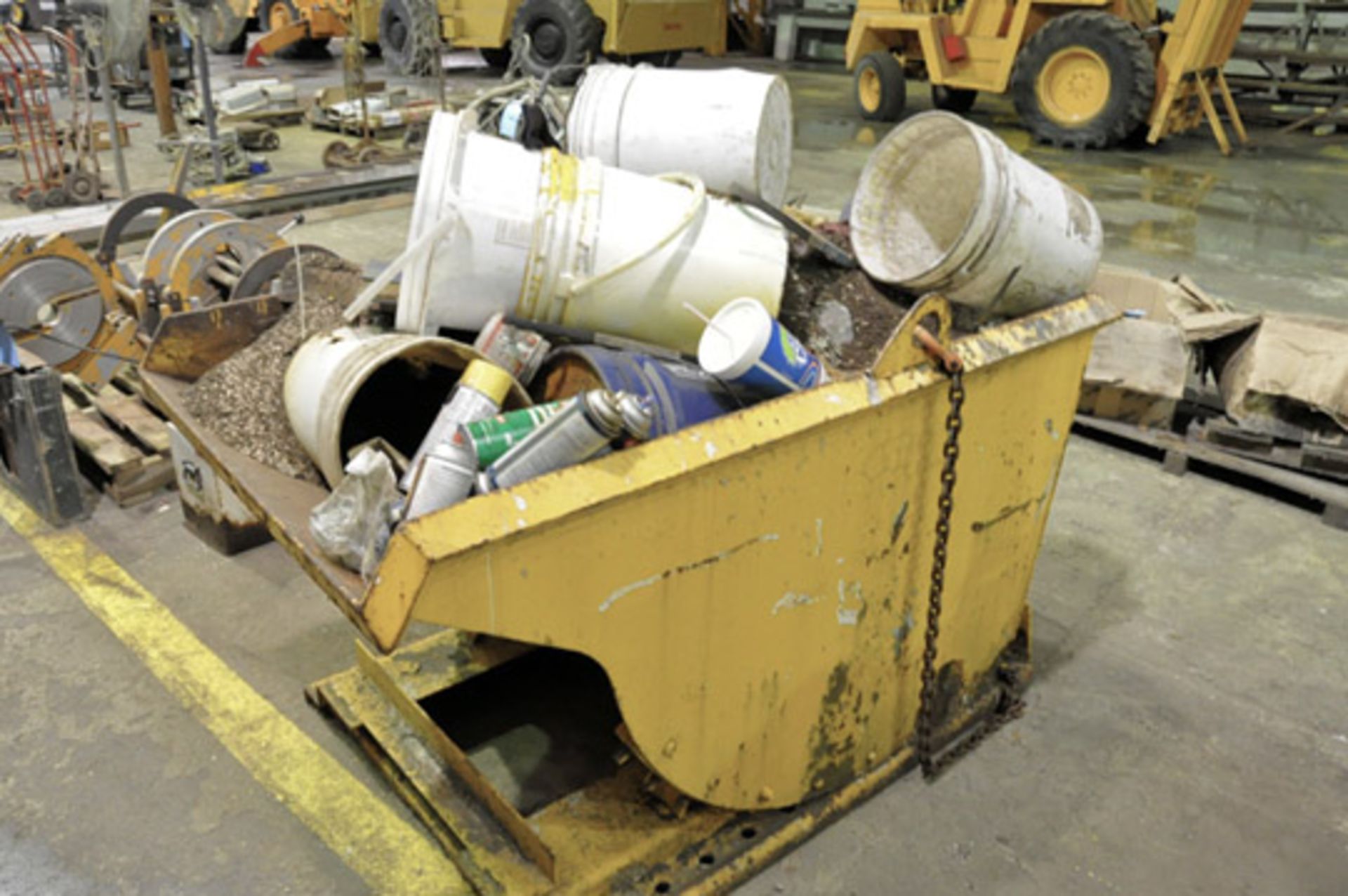 Stationary Dump Hopper with Trash Contents - Image 2 of 2