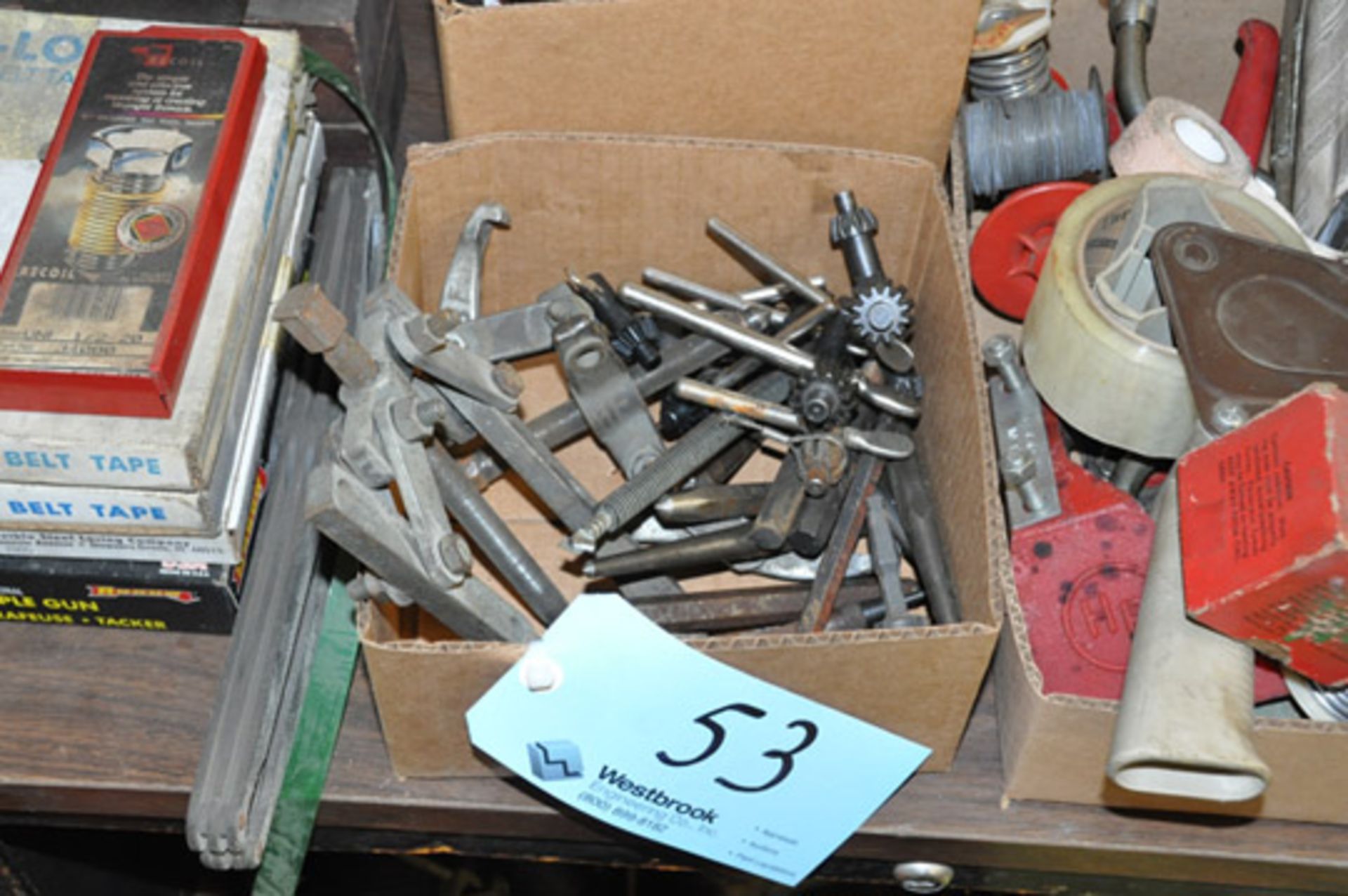 Lot-Assorted Hand Tools on (1) Desk Top Consisting of: Tool Box, - Image 3 of 7