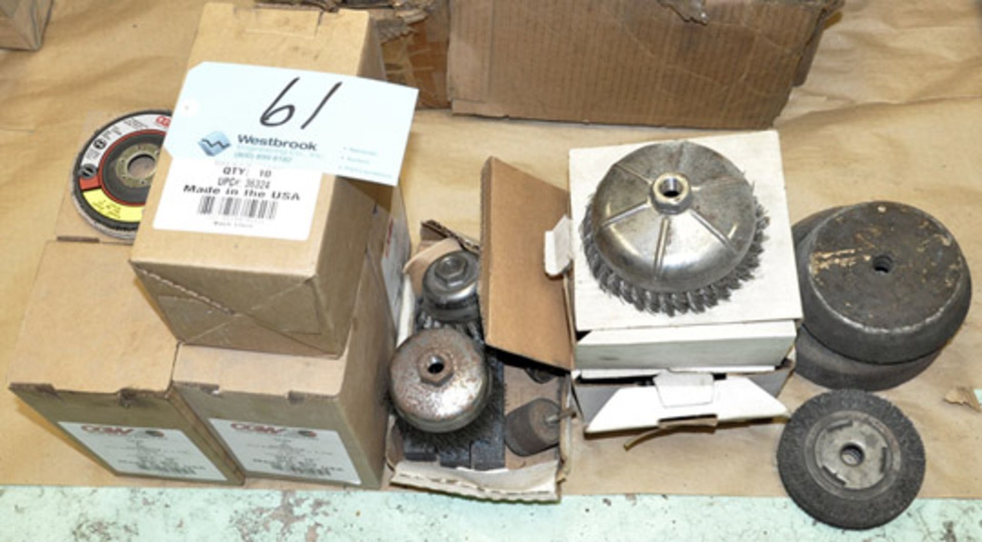 Lot-4" Abrasive Cut-Off Wheels with Wire Wheels