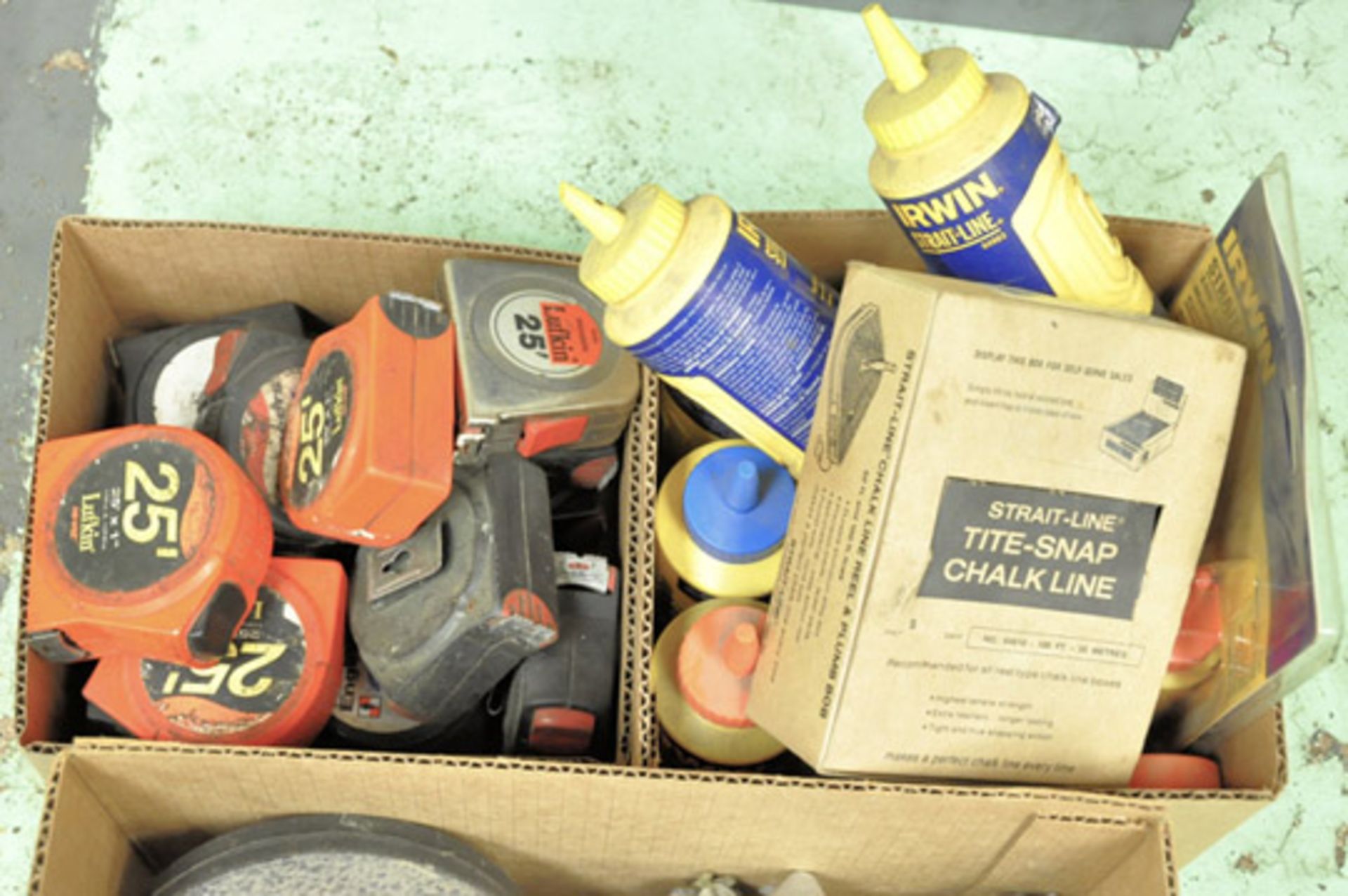 Lot-Tape Measures, Chalk Lines and Squares in (3) Boxes - Image 4 of 4