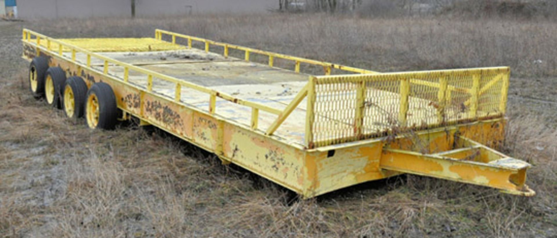 8' X 25' Quad Axle Flat Deck Trailer