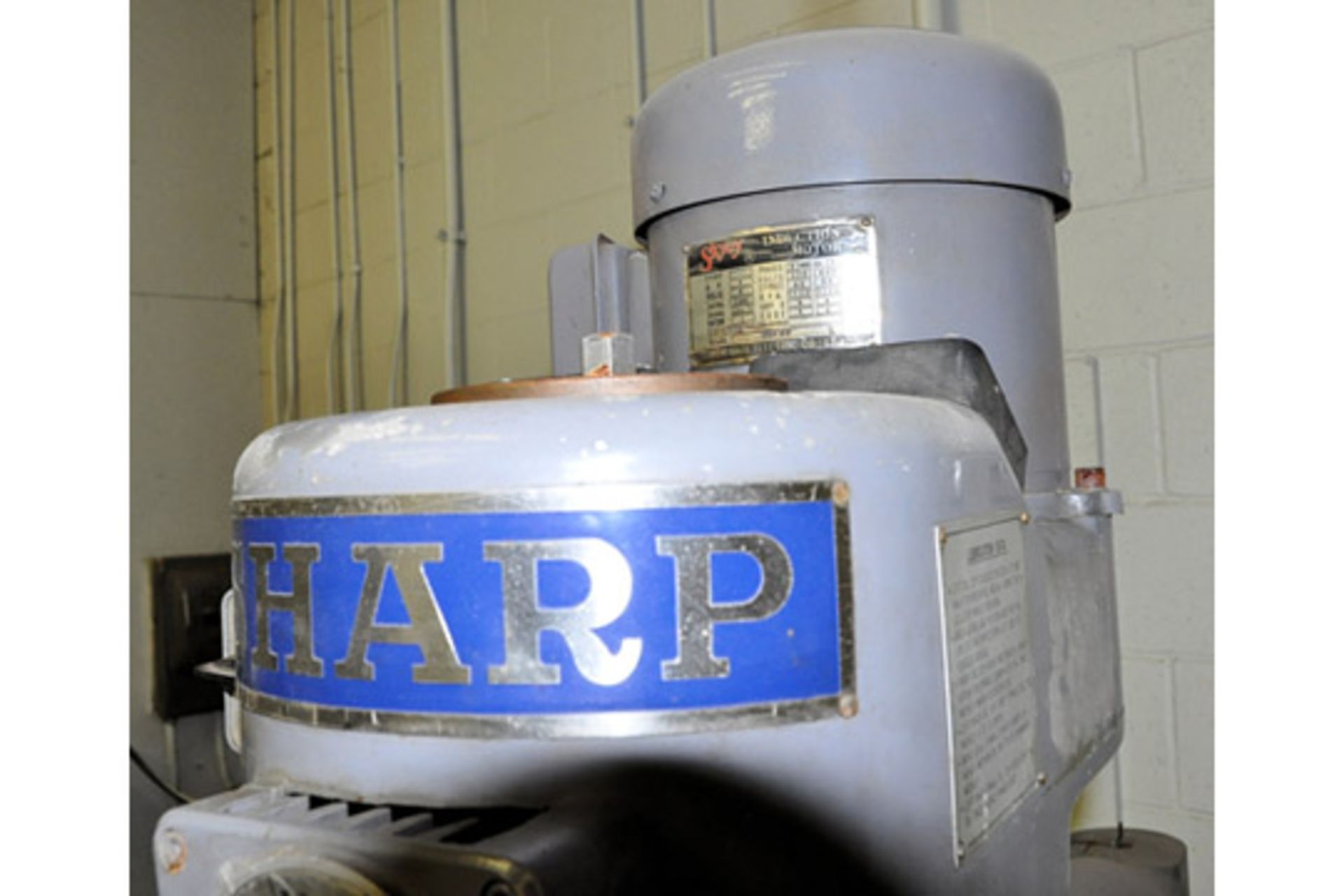 SHARP 3-HP Variable Speed Vertical Milling Machine, - Image 3 of 4