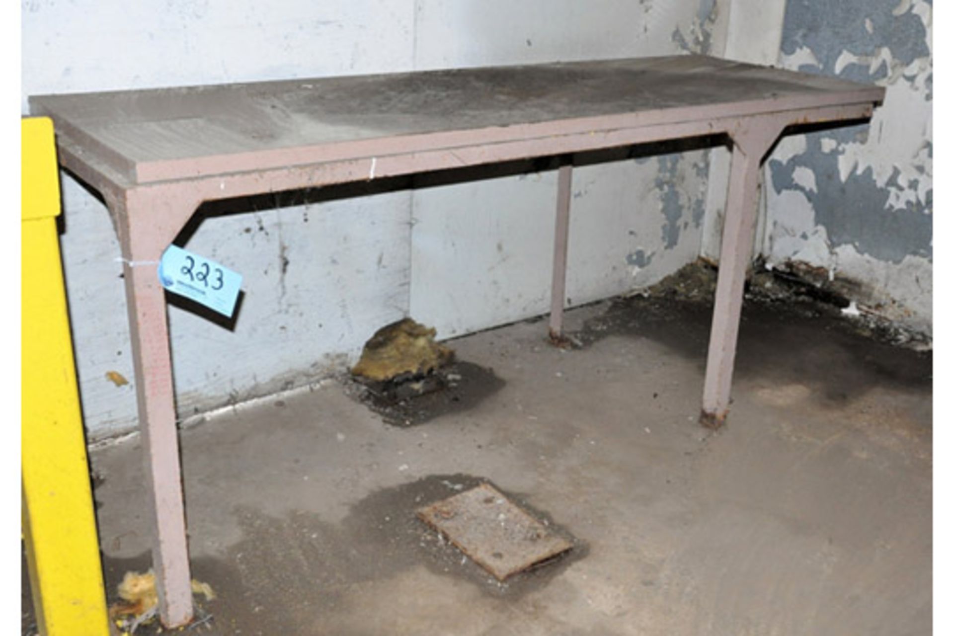 Lot-(1) 24" X 120" and (1) 28" X 80" Steel Work Tables