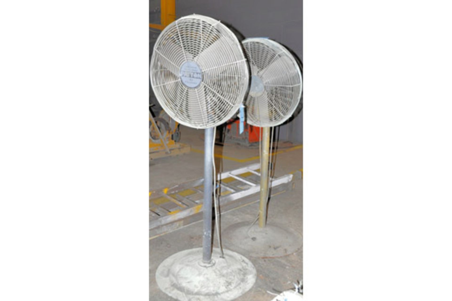 Lot-(2) Patton 24" Pedestal Shop Fans