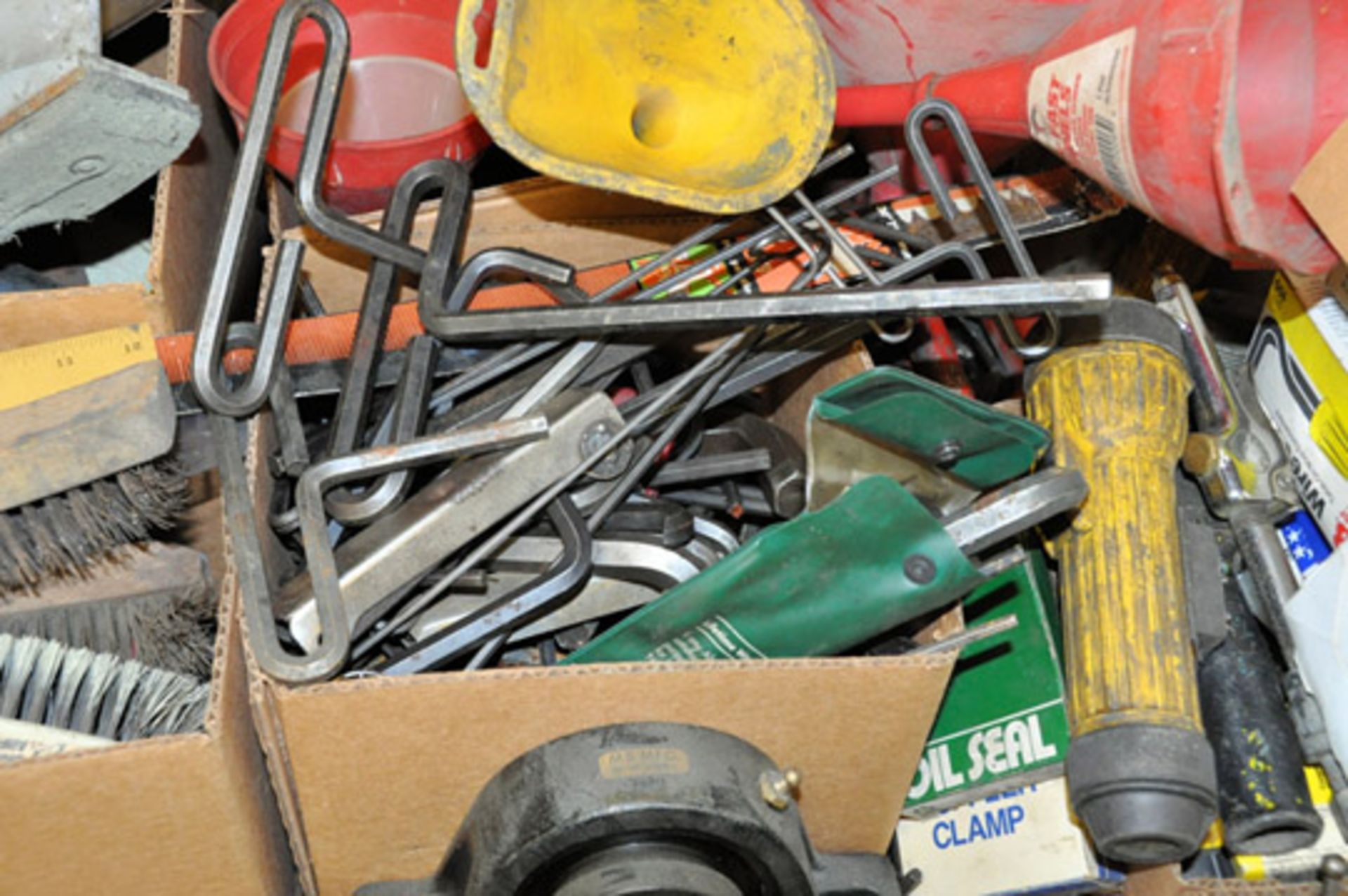 Lot-Assorted Hand Tools on (1) Desk Top Consisting of: Tool Box, - Image 4 of 7