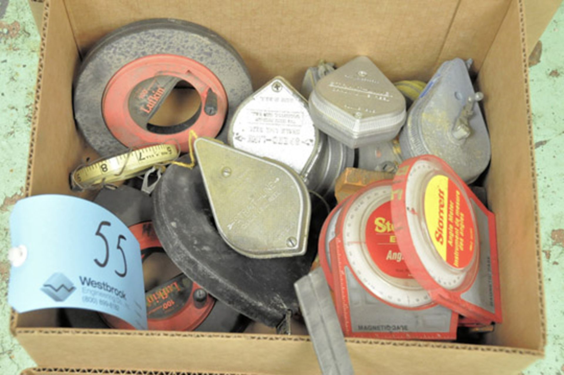 Lot-Tape Measures, Chalk Lines and Squares in (3) Boxes - Image 3 of 4