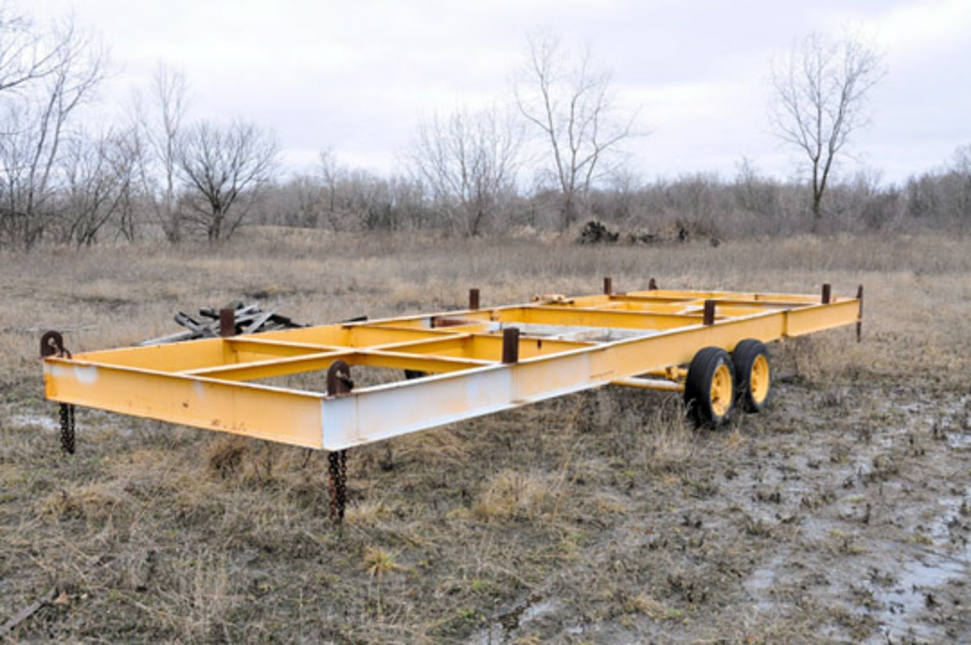 8' X 28' Tandem Axle Trailer