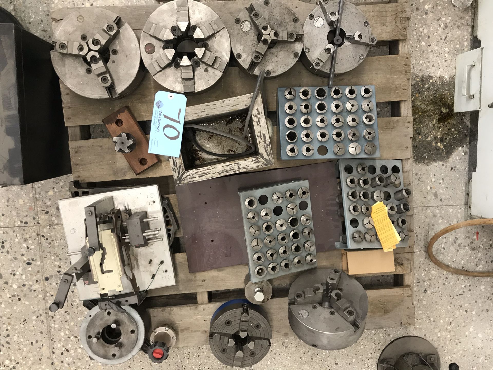 Pallet of Lathe Chucks, Collets and Accessories - Image 2 of 2