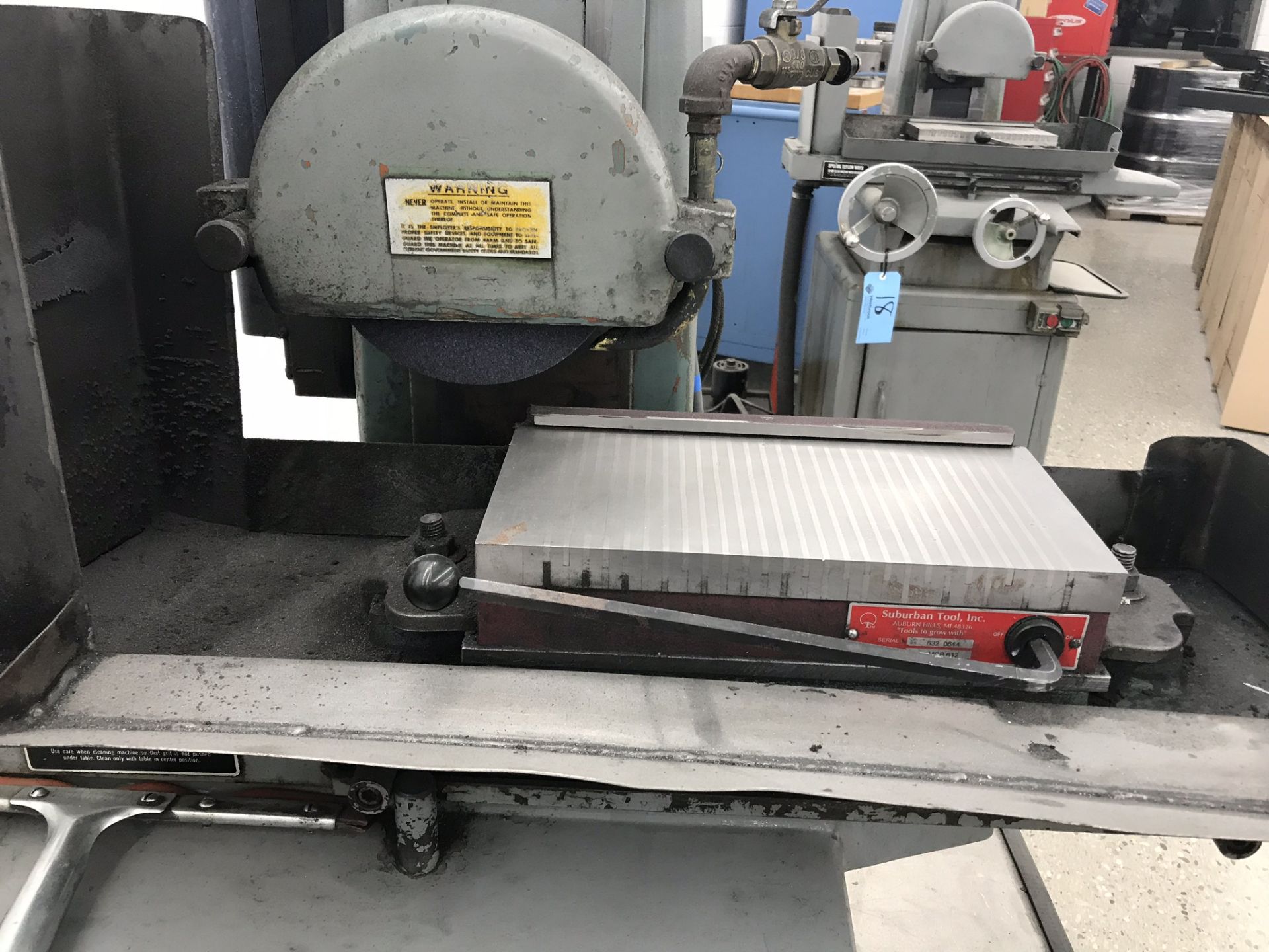 Harig Super 612 6" x 12" Surface Grinder with Scales for X, Y DRO. 6" x 12" Permanent Magnetic Chuck - Image 2 of 4