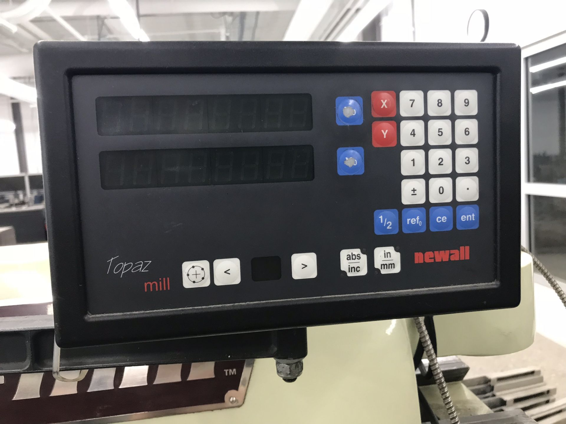 Acer Vertical Milling Machine Model EVS-3VS, 9" x 42" Table, Newall DRO, Collets, 60-4500 RPM - Image 5 of 6