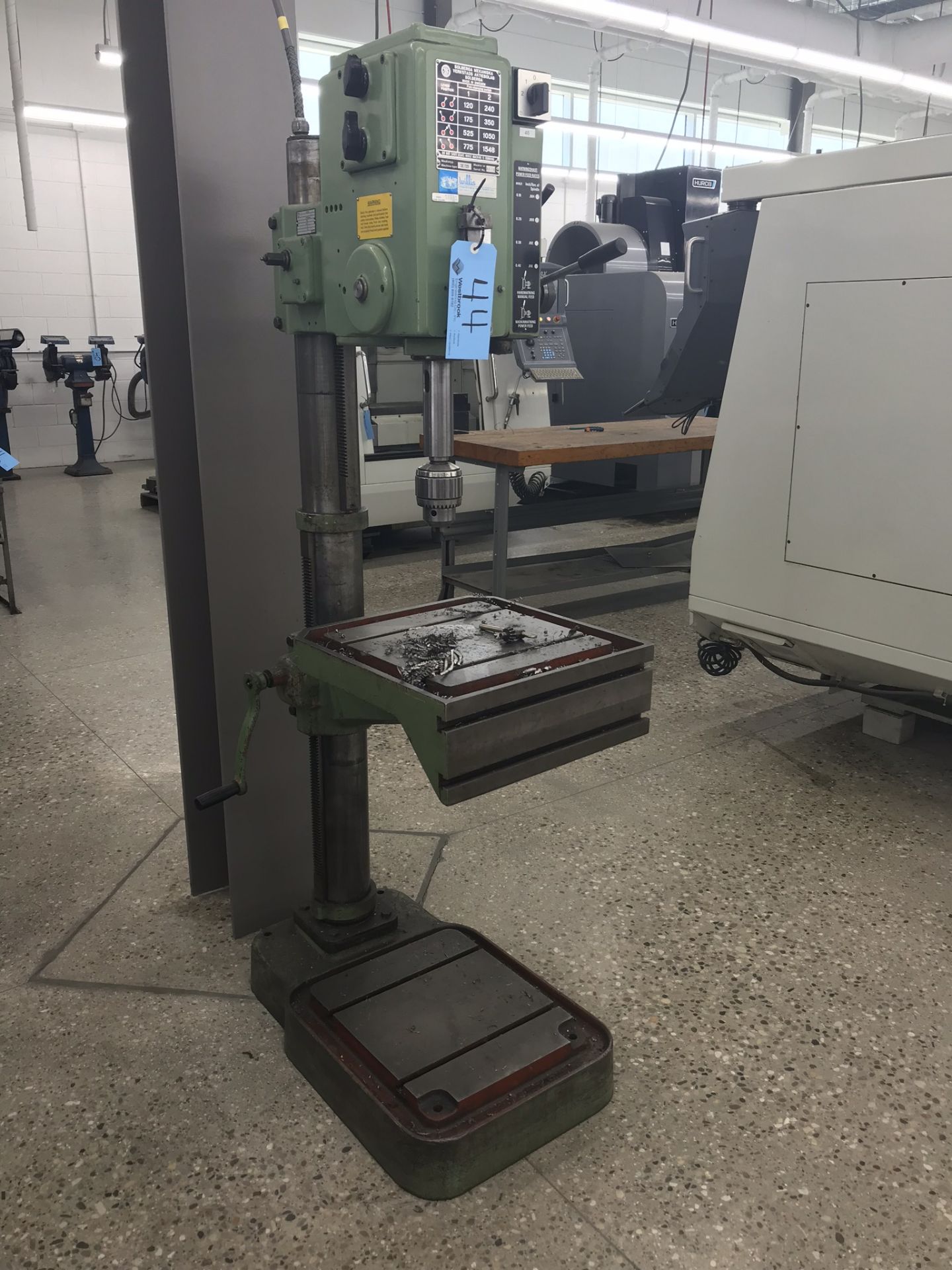 Solberga 22"Geared Head Drill Press Model # SE 725, Serial # 8019.