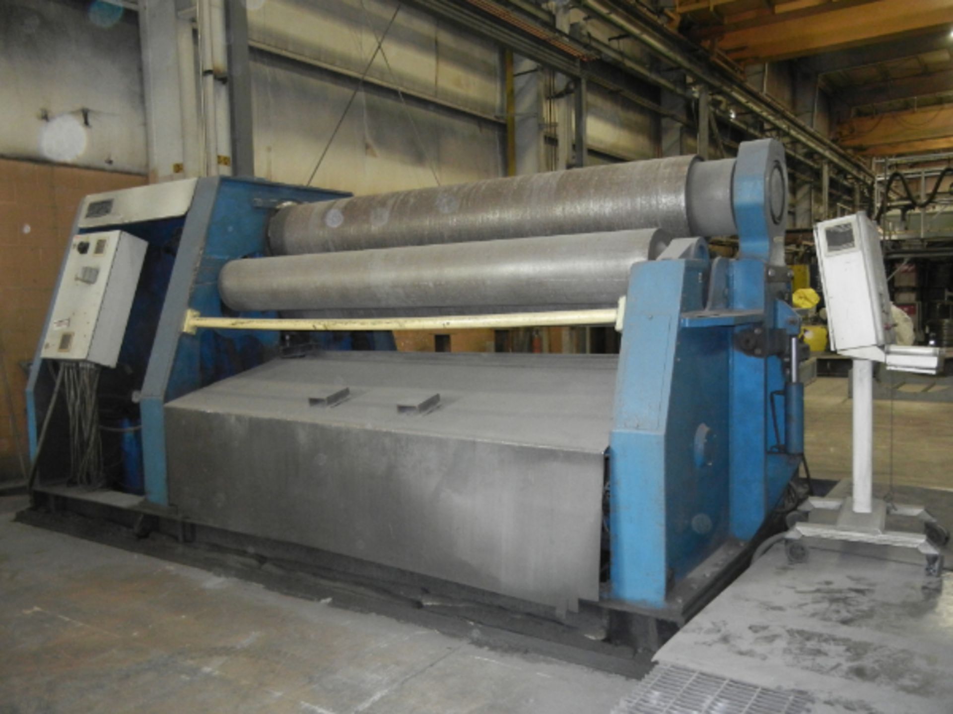 Davi 1.6" x 10' 4-Roll NC Hydraulic Plate Bending Roll, 1.4" Prebend Cap., 18" Top Roll, 32-400 IPM - Image 2 of 4