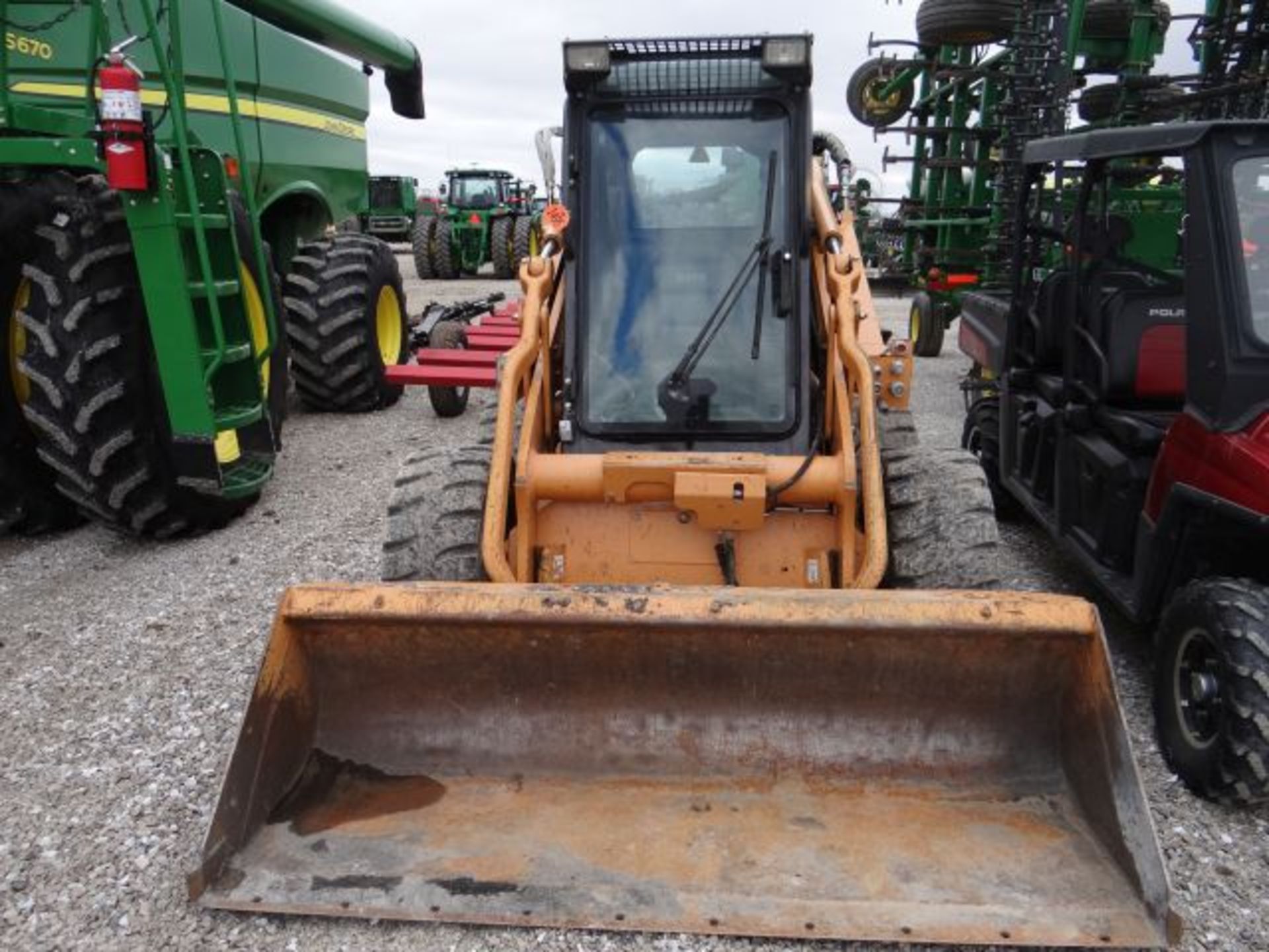 Case 450 Skid Steer, 2010 CAH, High Flow Hyd, 2sp, w/ Bucket, 1208 hrs - Image 5 of 6