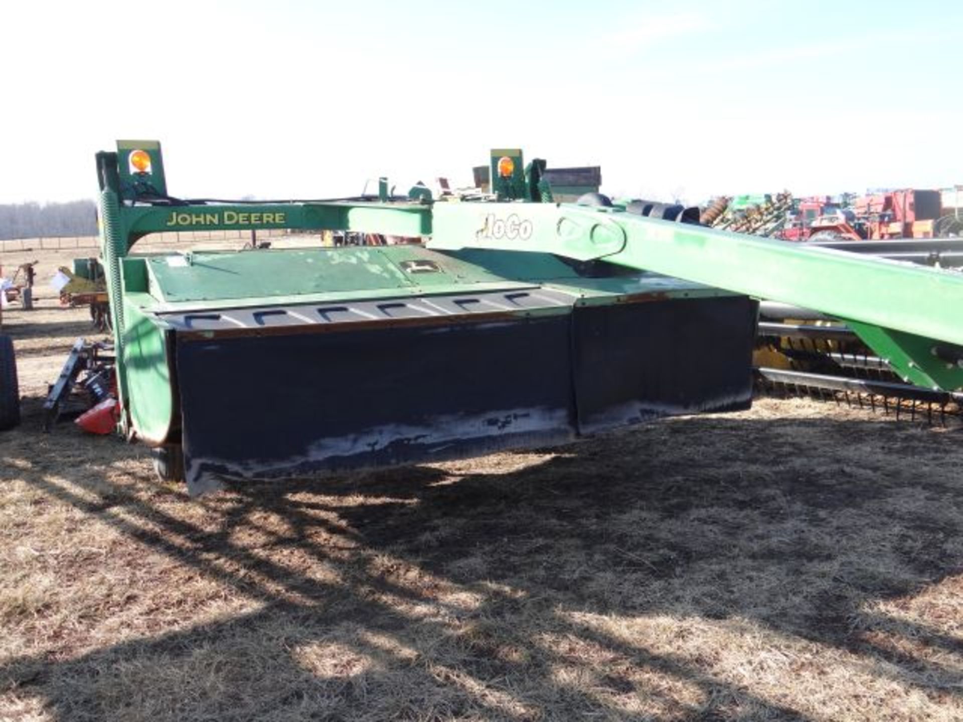JD 530 MoCo, 2007 #65317, MOCO Side pull:9'9 cut, impeller conditioner, clevis hitch, single CV - Image 3 of 4