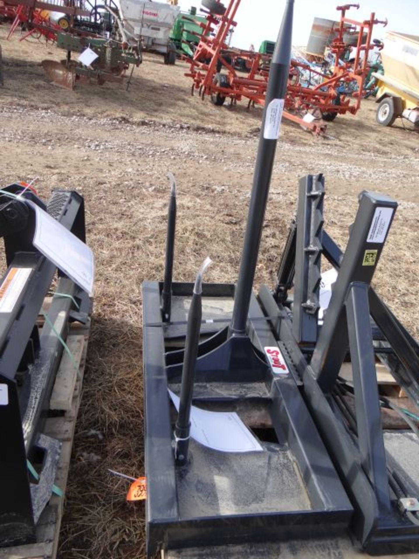 Stout Bale Spear w/ Skid Steer Quick Attach - Image 2 of 2