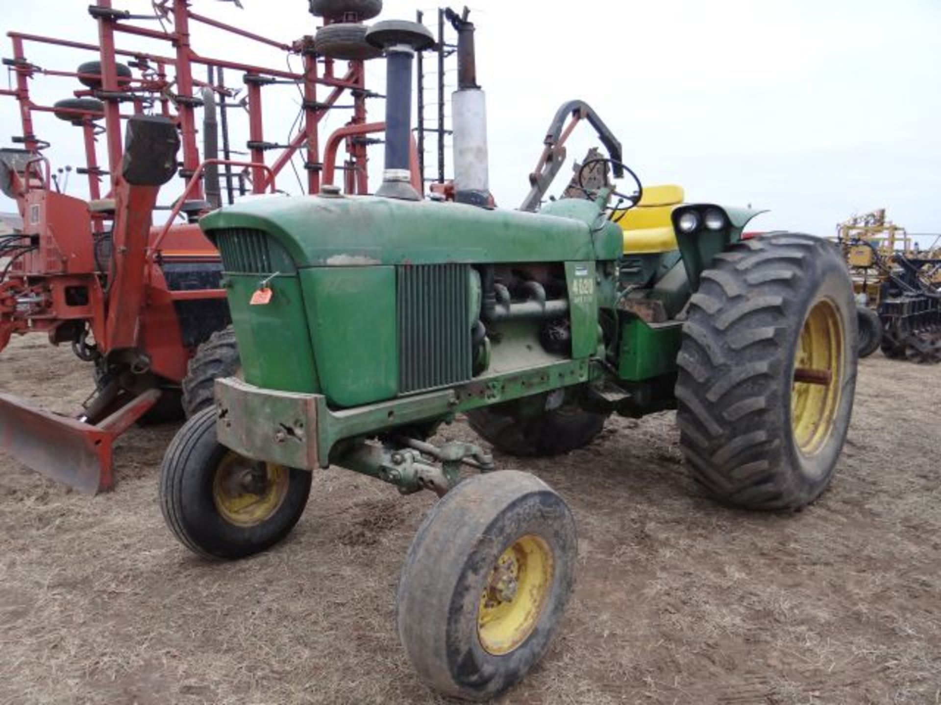 JD 4020 Tractor, 1967 Diesel, Wide Front, Dual Hyd, 7800 hrs, New Drive & PTO Clutch, Owned Last