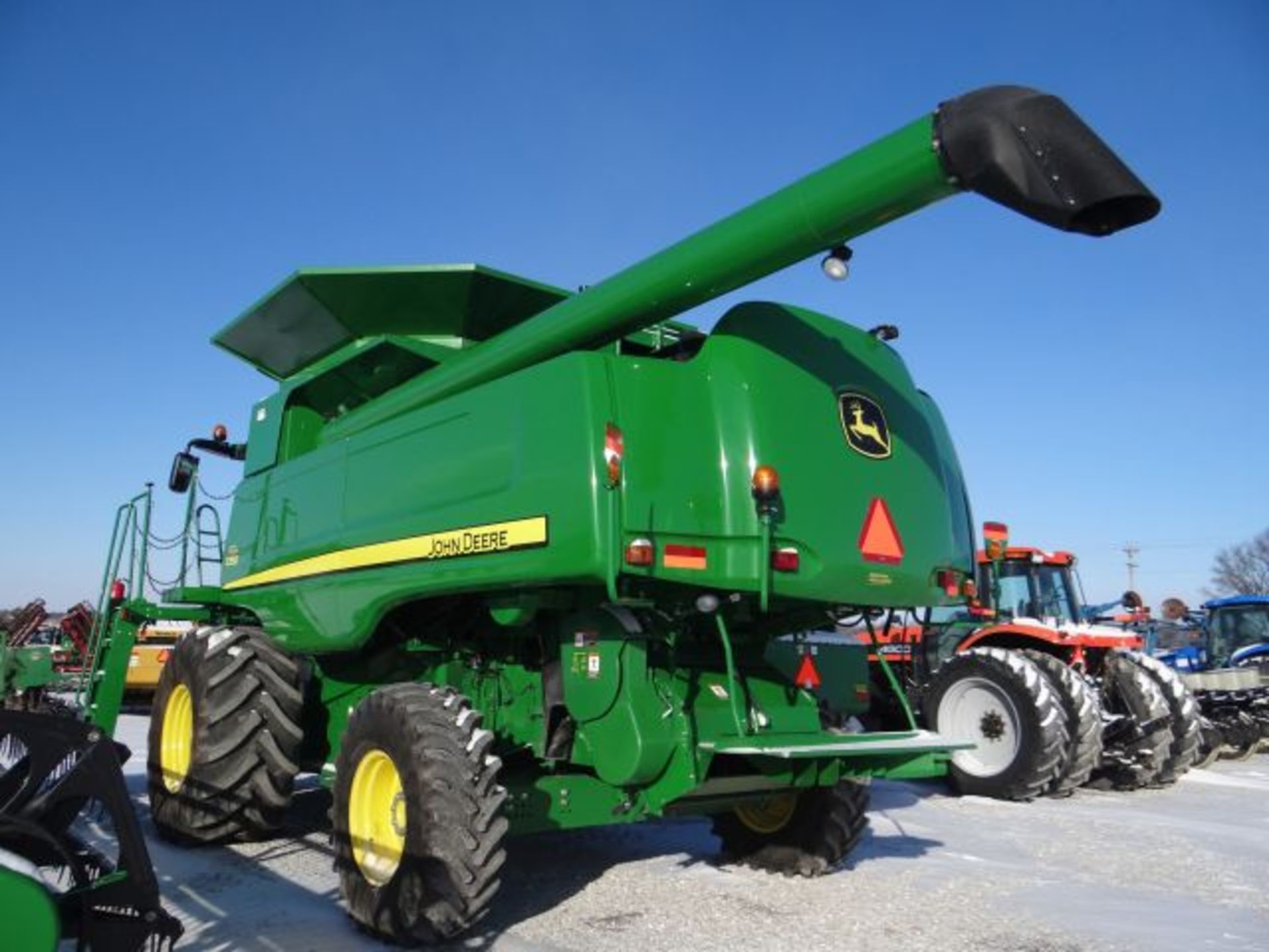 JD S550 Combine, 2014 Contour Master, 3 Speed Transmission, Maurer Hopper Topper, 1478/1031, sn# - Image 6 of 7