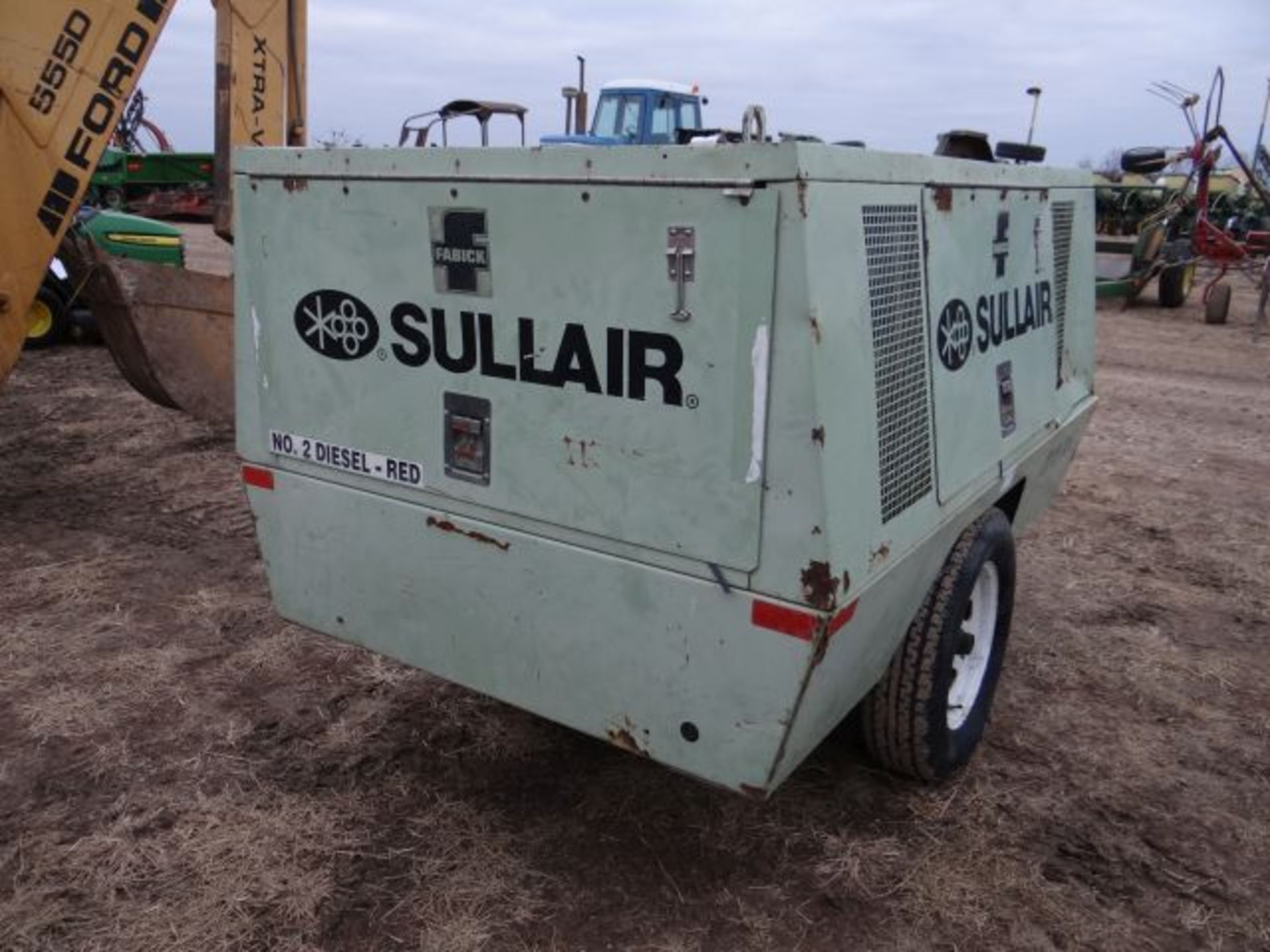 Sullair Air Compressor 185 CFM Serviced, Good Working Condition - Image 2 of 3