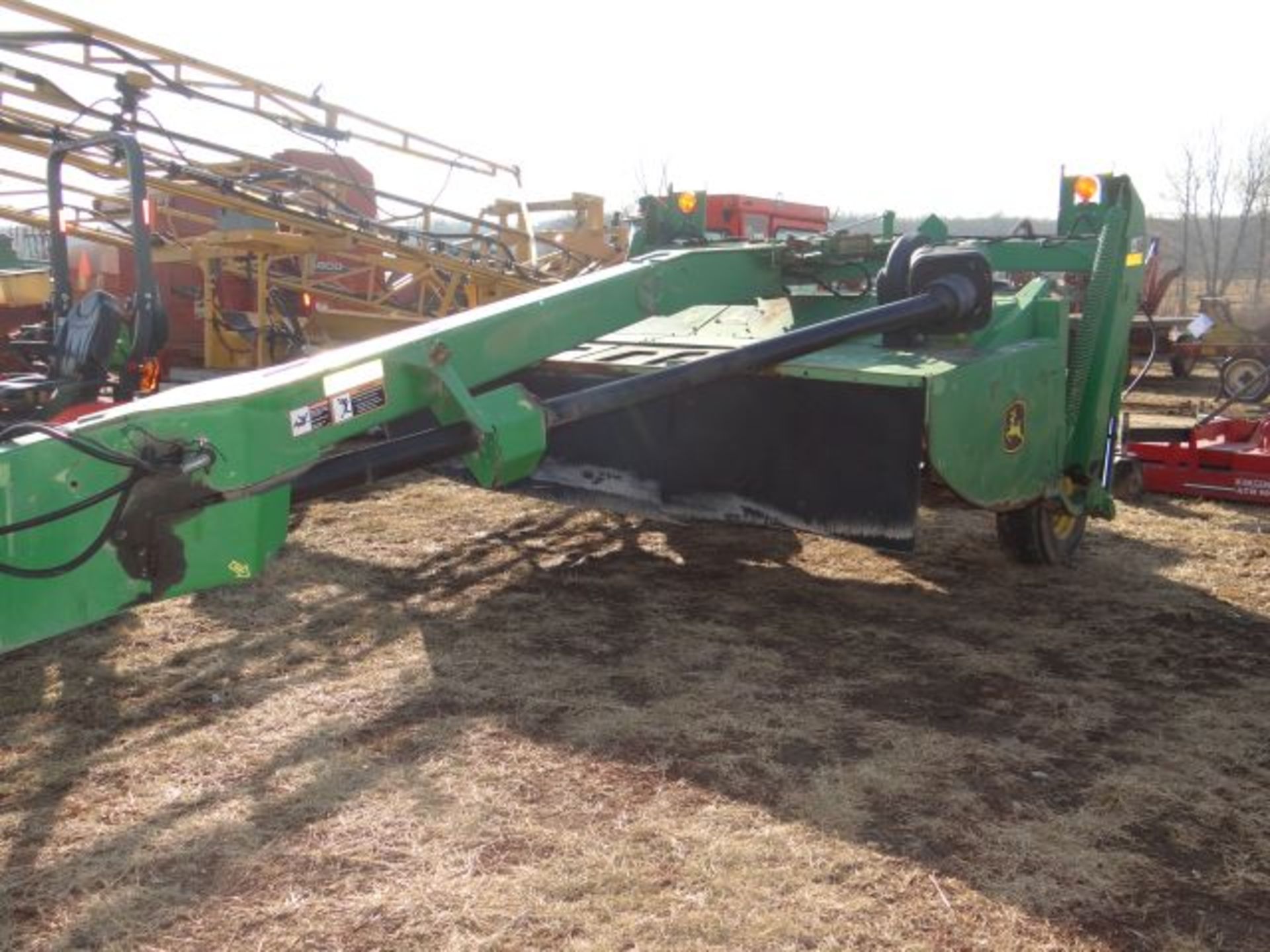 JD 530 MoCo, 2007 #65317, MOCO Side pull:9'9 cut, impeller conditioner, clevis hitch, single CV - Image 4 of 4