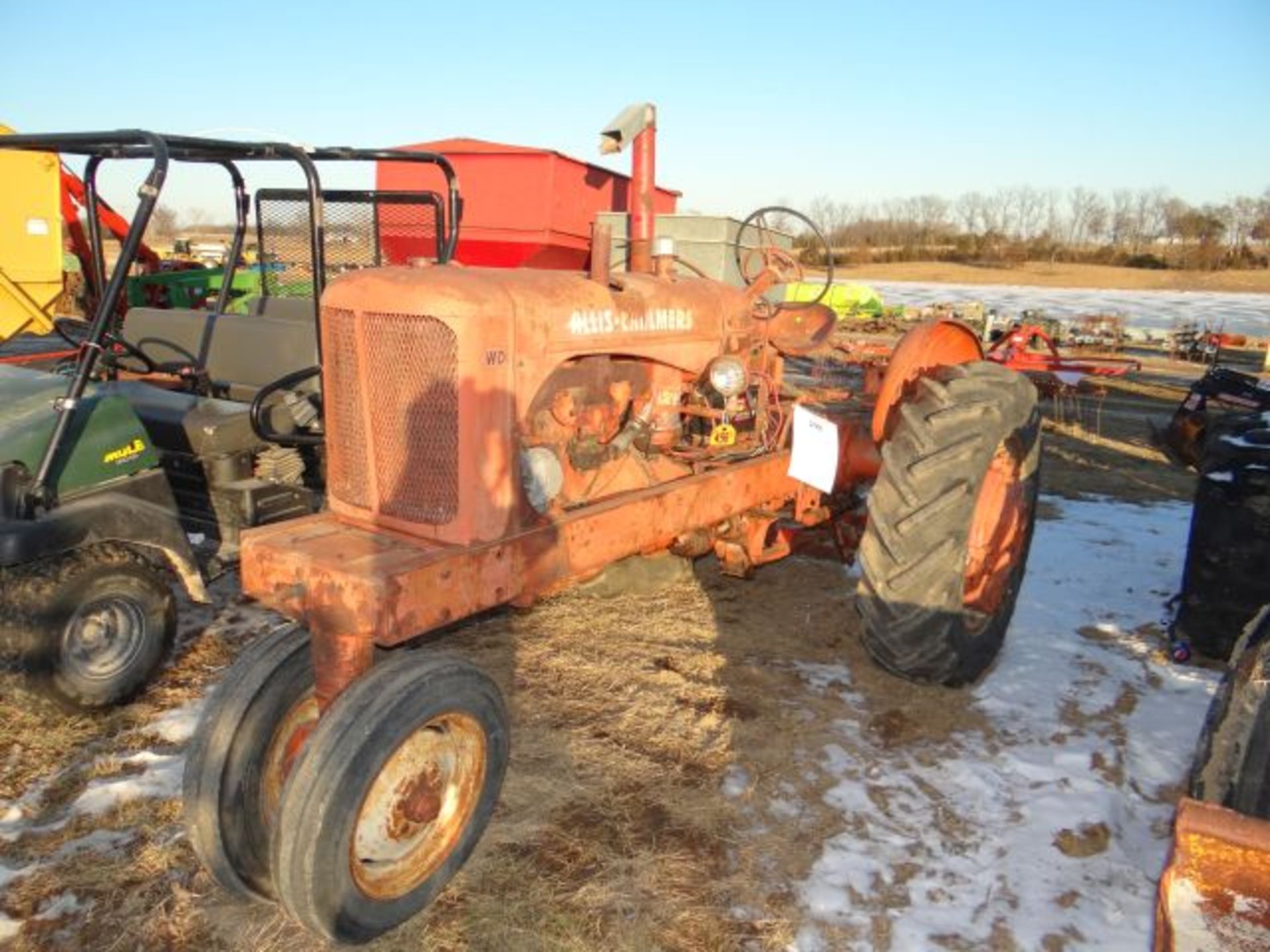 1950 AC WD Tractor Homeade 3pt, Runs