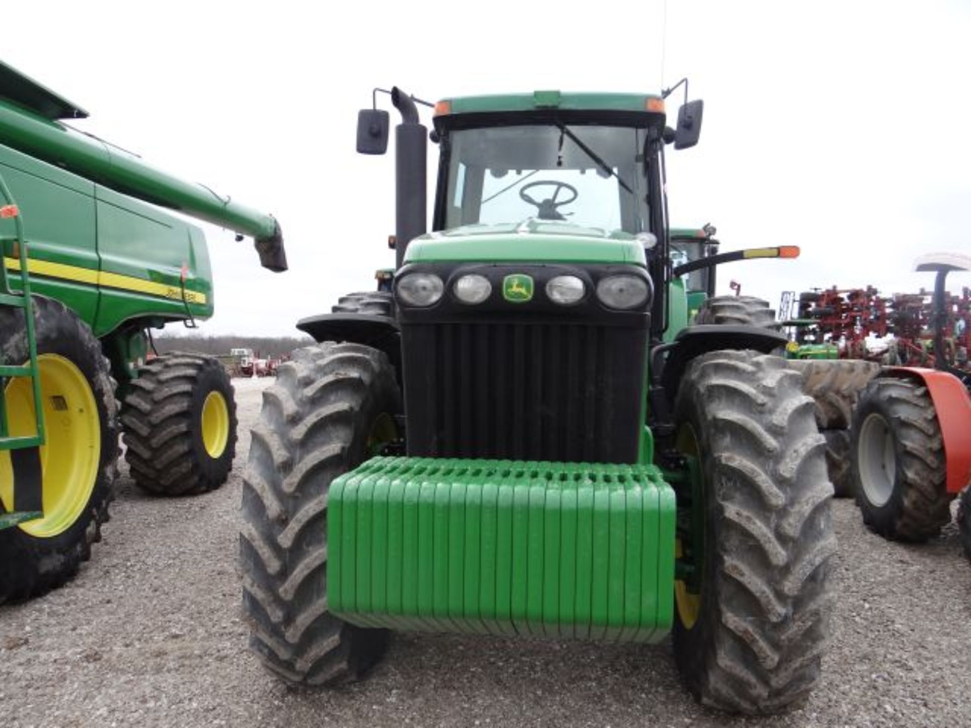 JD8520 Tractor, 2005 Powershift, ILS, 50" Tires, Wt Kit, 4410 hrs - Image 6 of 6