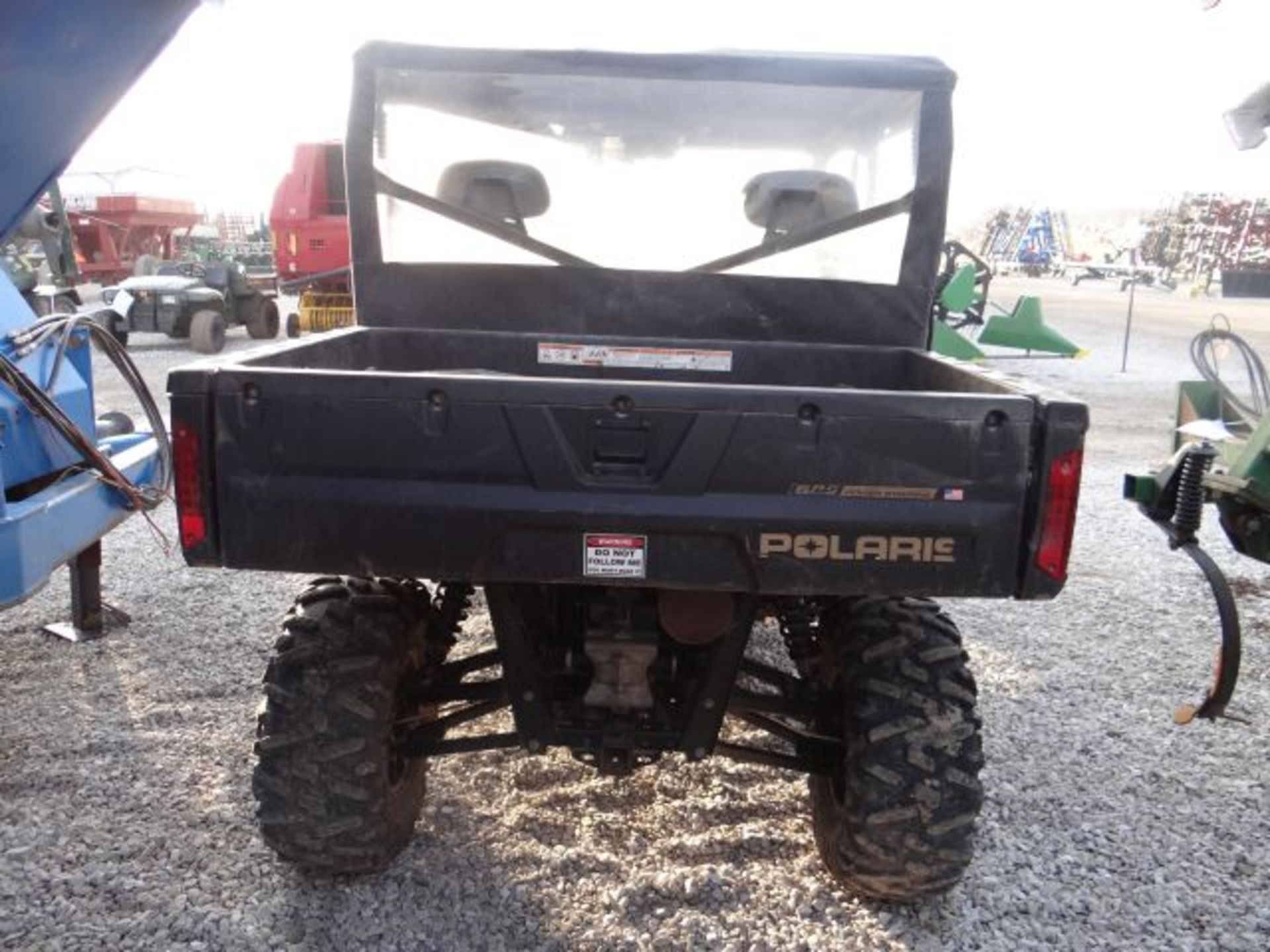 Polaris Ranger Crew 800 EPS, LIght Bar, Winch, Stereo, After Market Rims, New Battery, Just Spent $ - Image 9 of 10