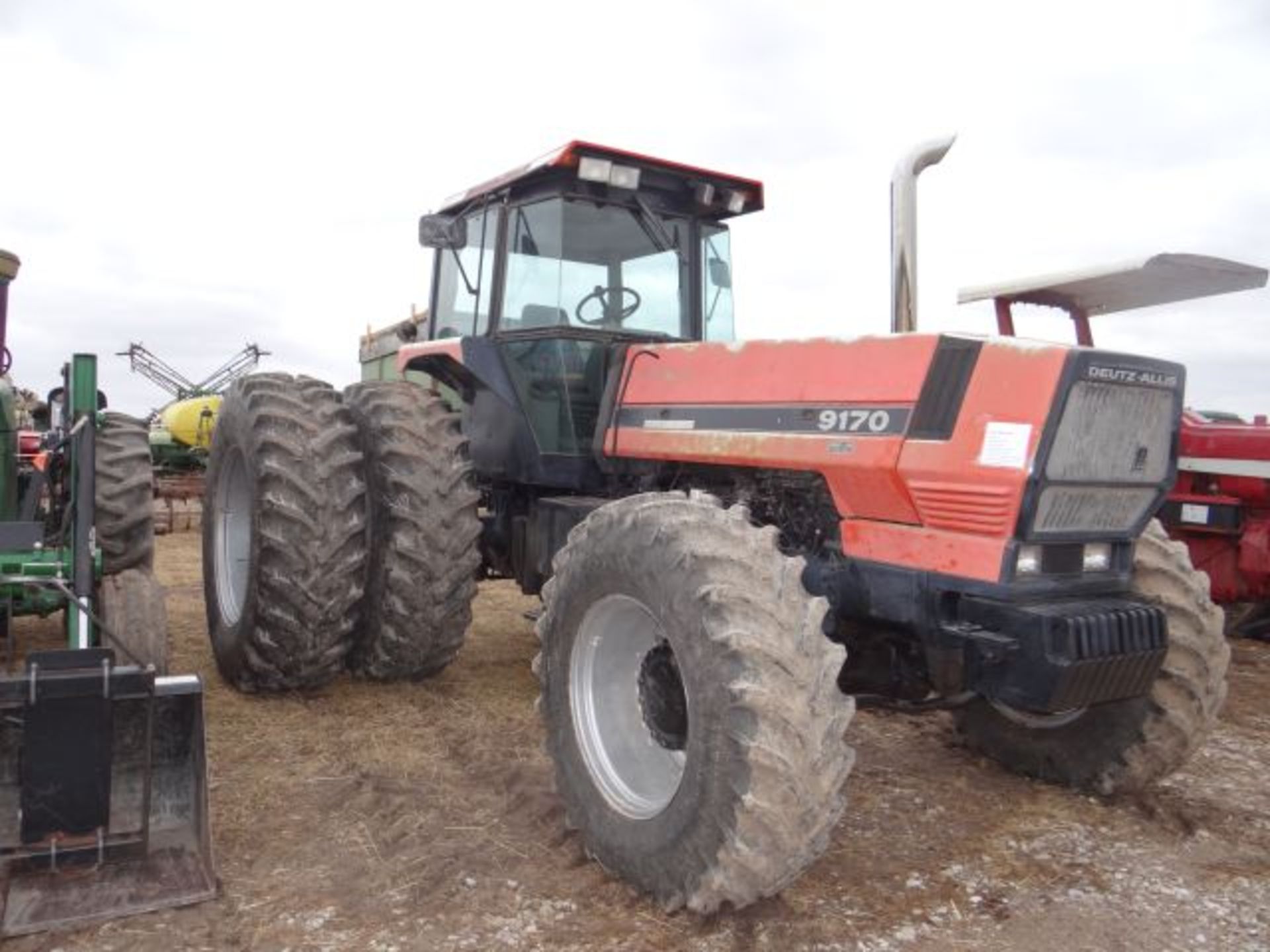 Duetz Allis 9170 Tractor 5460 hrs, New Rubber on Rear, Cold AC, Diesel, MFWD, Good Tractor - Image 3 of 6