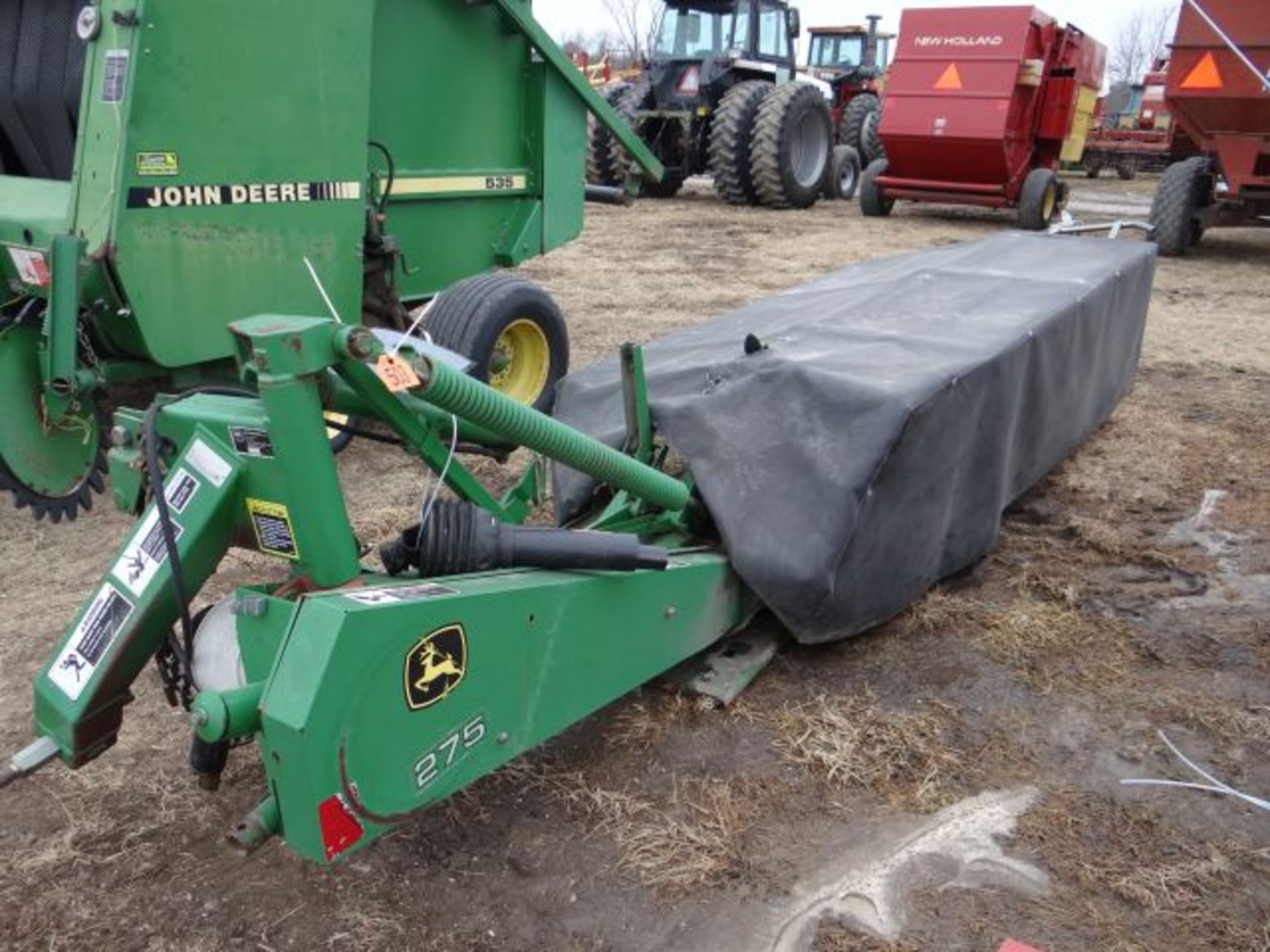 JD 275 Disc Mower Works Good, Needs New Blades